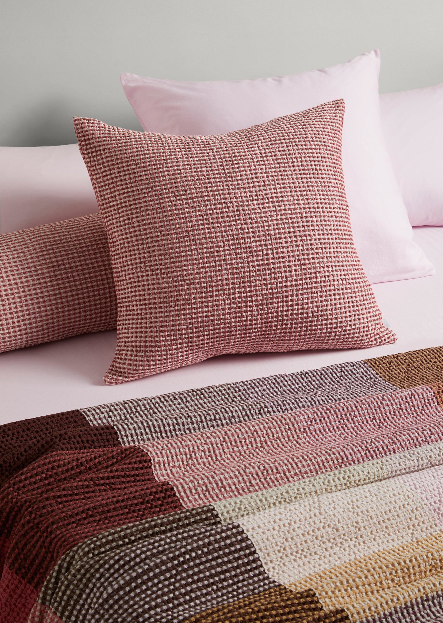 Waffle - Square Cushion Cover