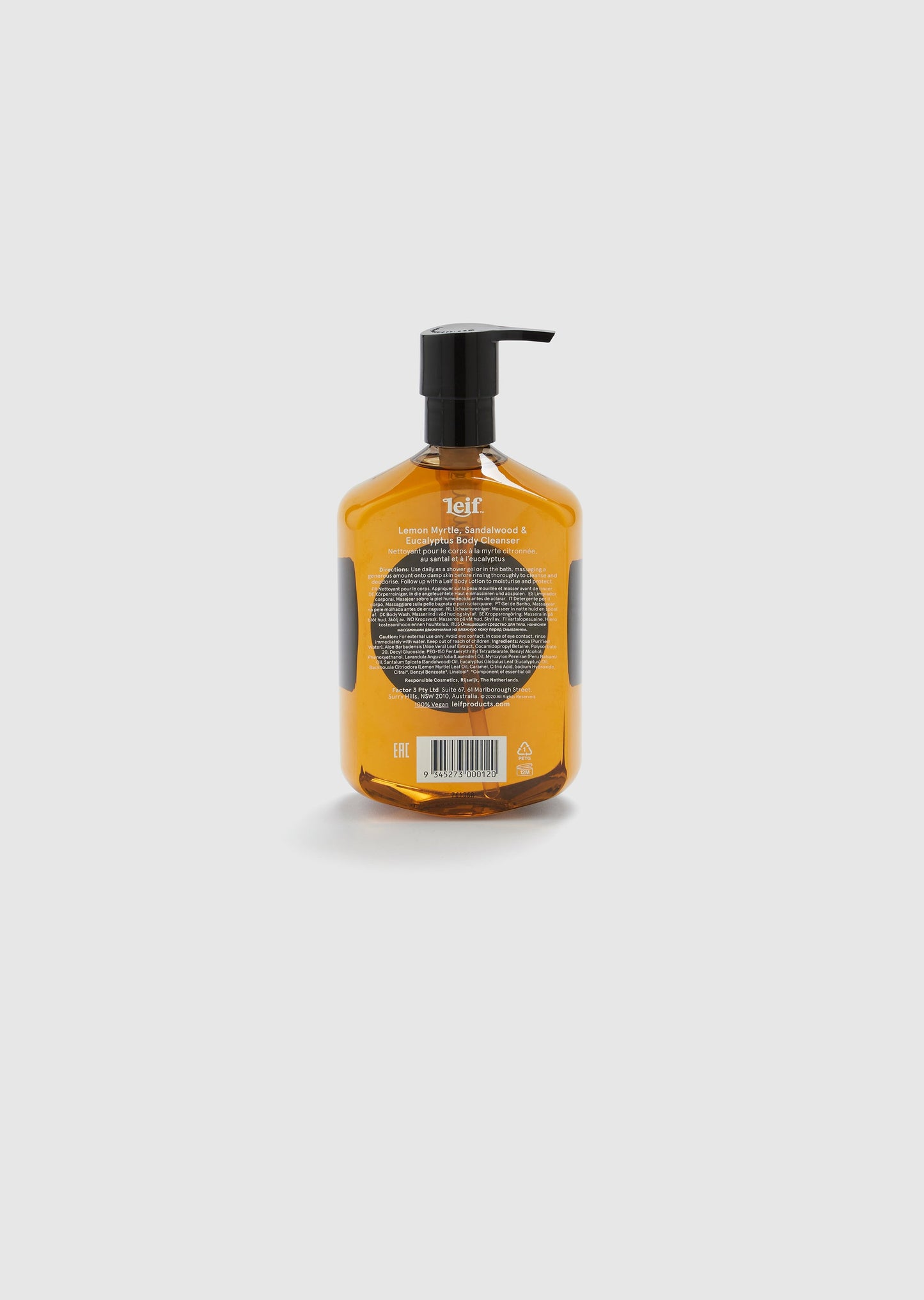 Leif - Lemon Myrtle Body Cleanser 500ml