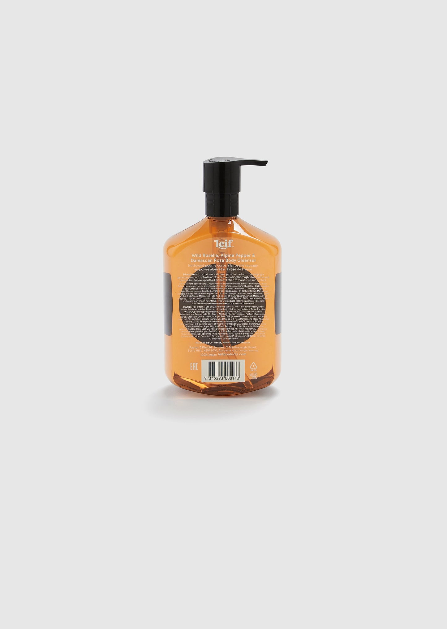 Leif - Wild Rosella Body Cleanser 500ml