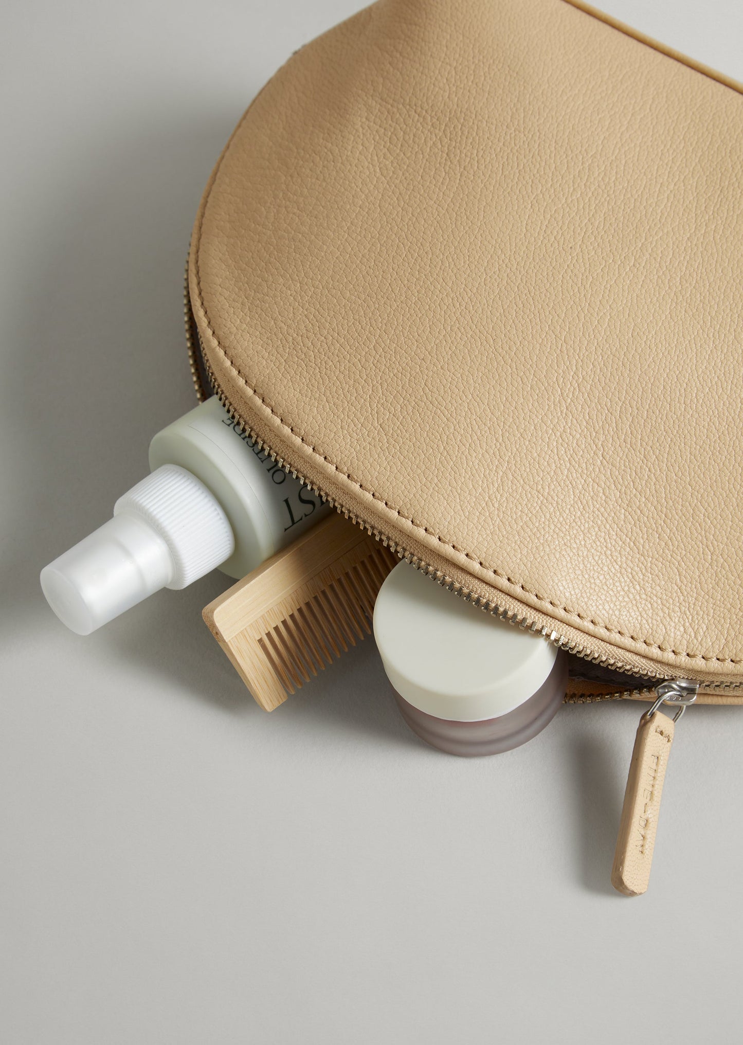 Leather Makeup Pouch
