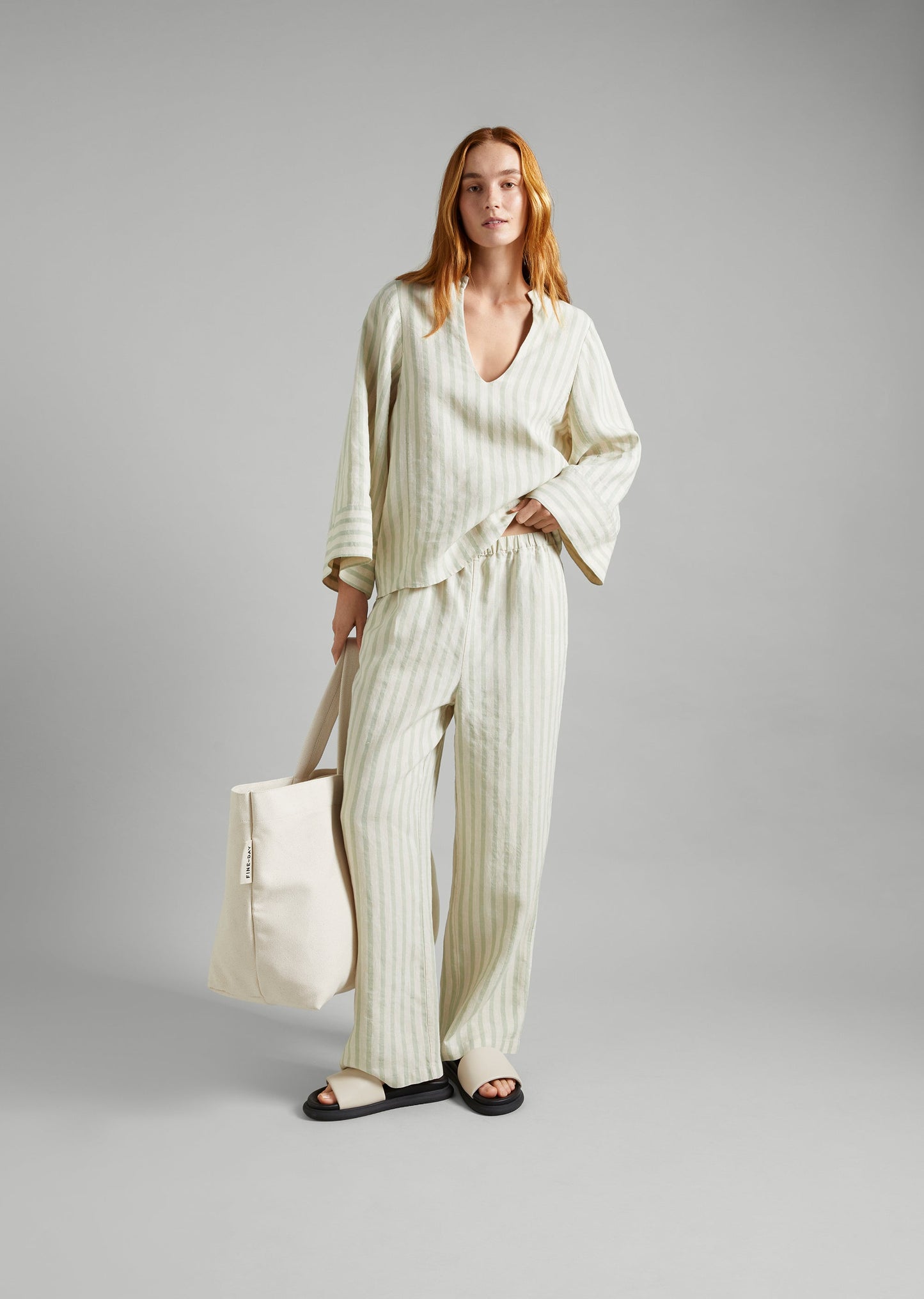 Linen LS Pullover