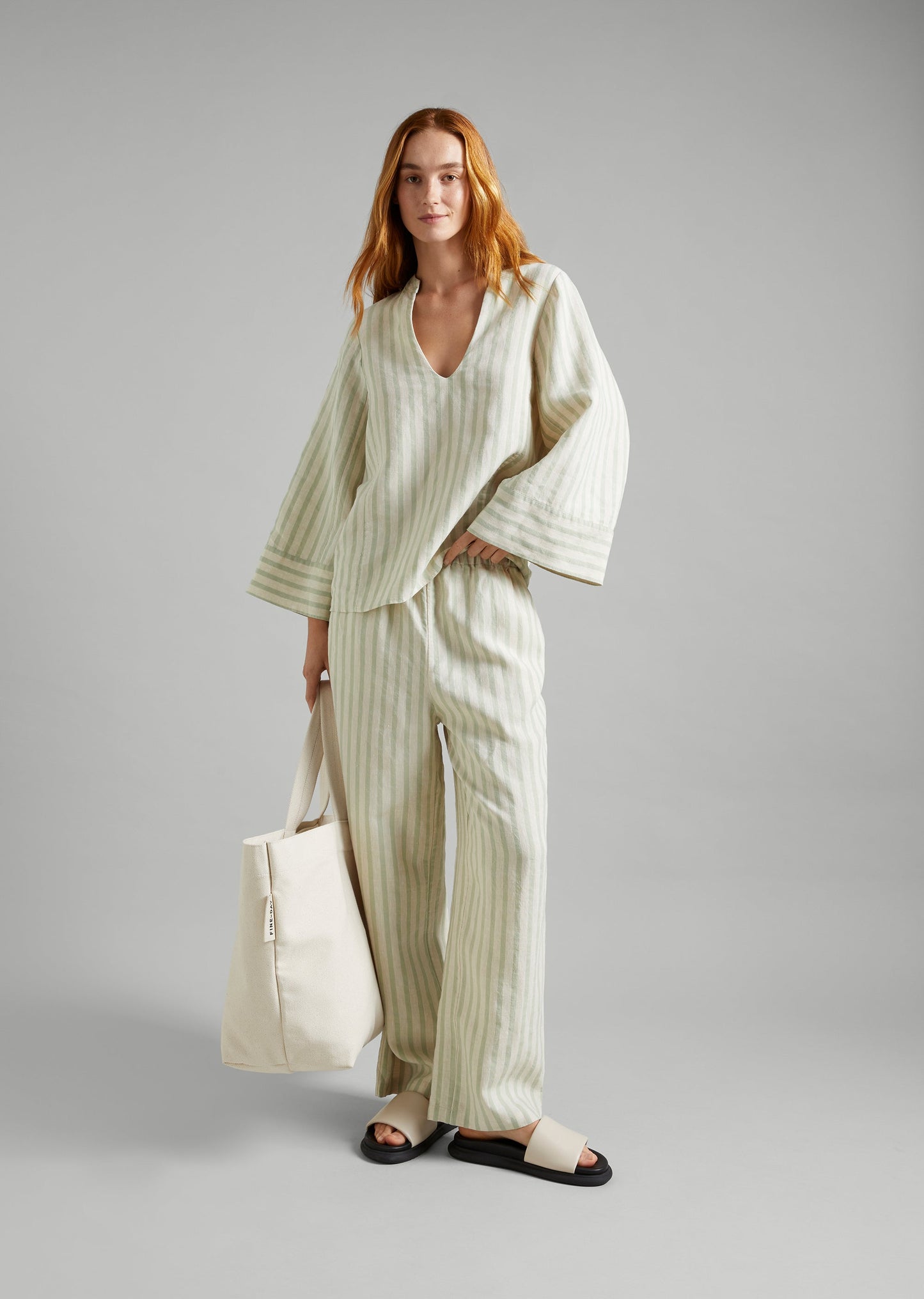 Linen Wide Leg Pant