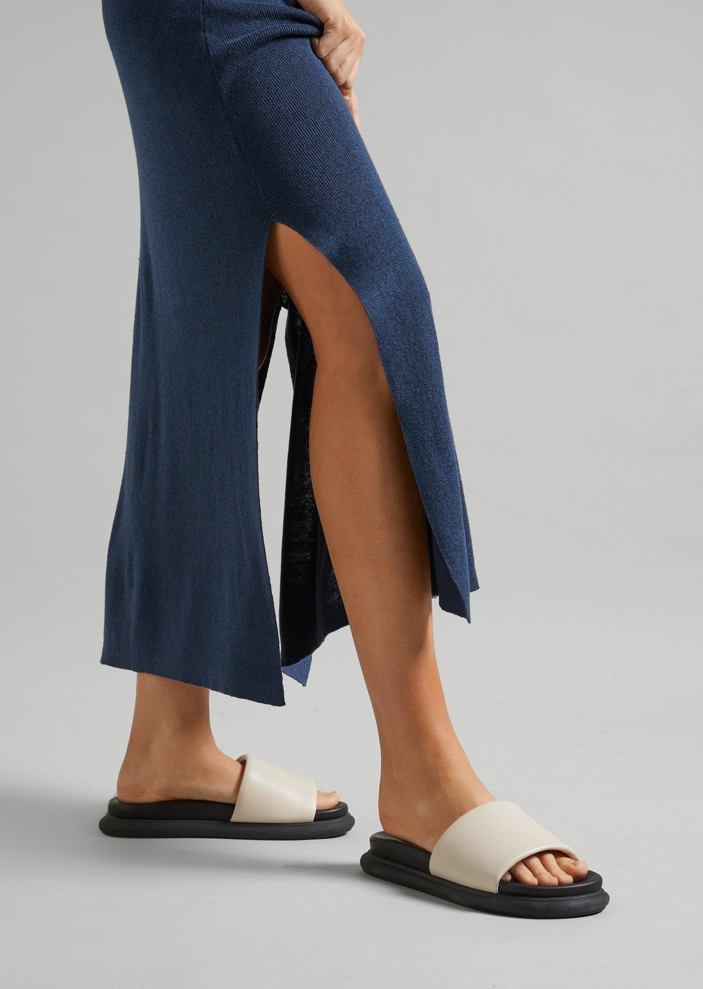 Linen Knit Tank Dress