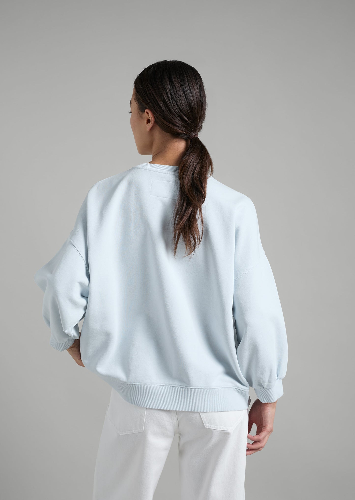 Gathered Sleeve Sweat