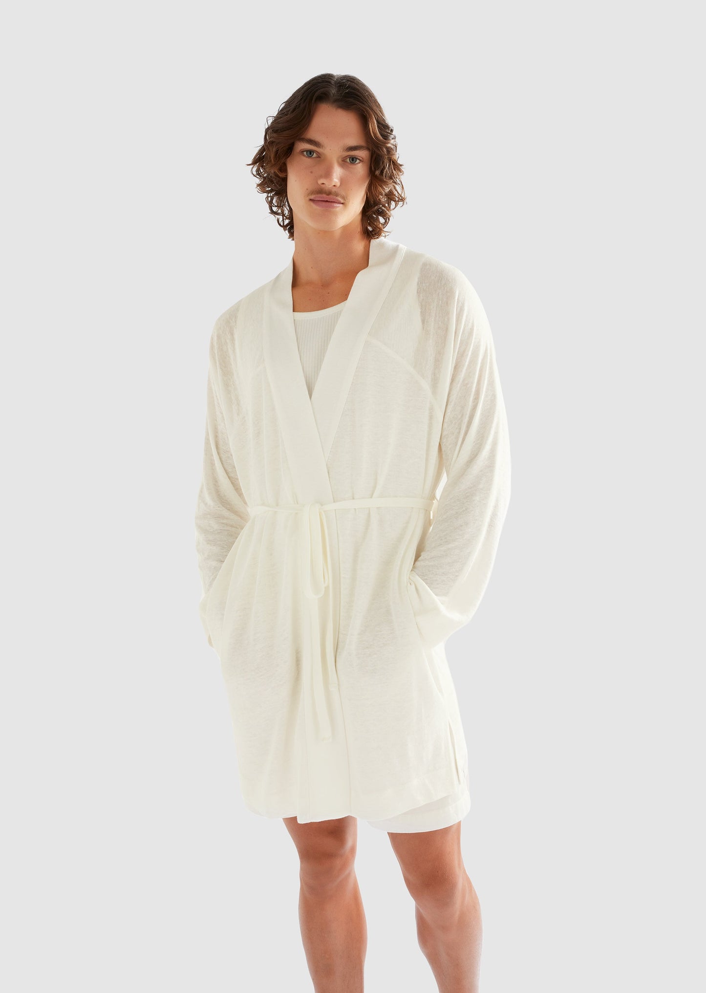 Zephyr - Linen Short Gown