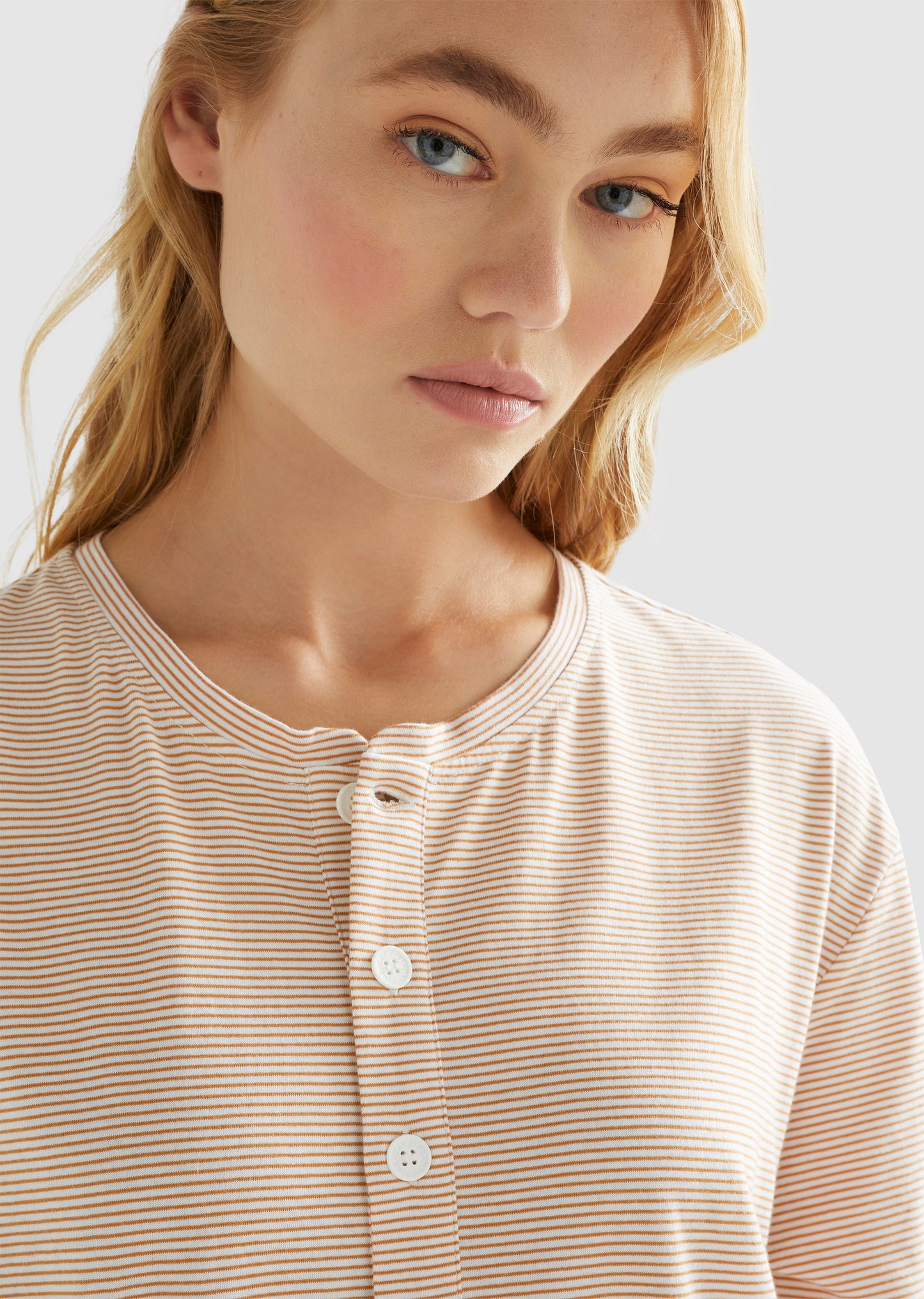 Dream - Organic Cotton Jersey Henley Dress