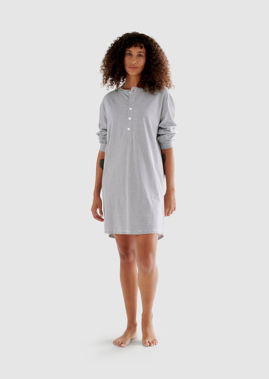Dream - Organic Cotton Jersey Henley Dress