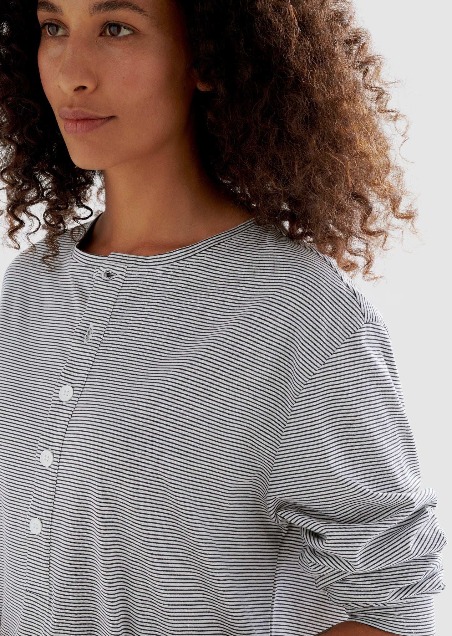 Dream - Organic Cotton Jersey Henley Dress