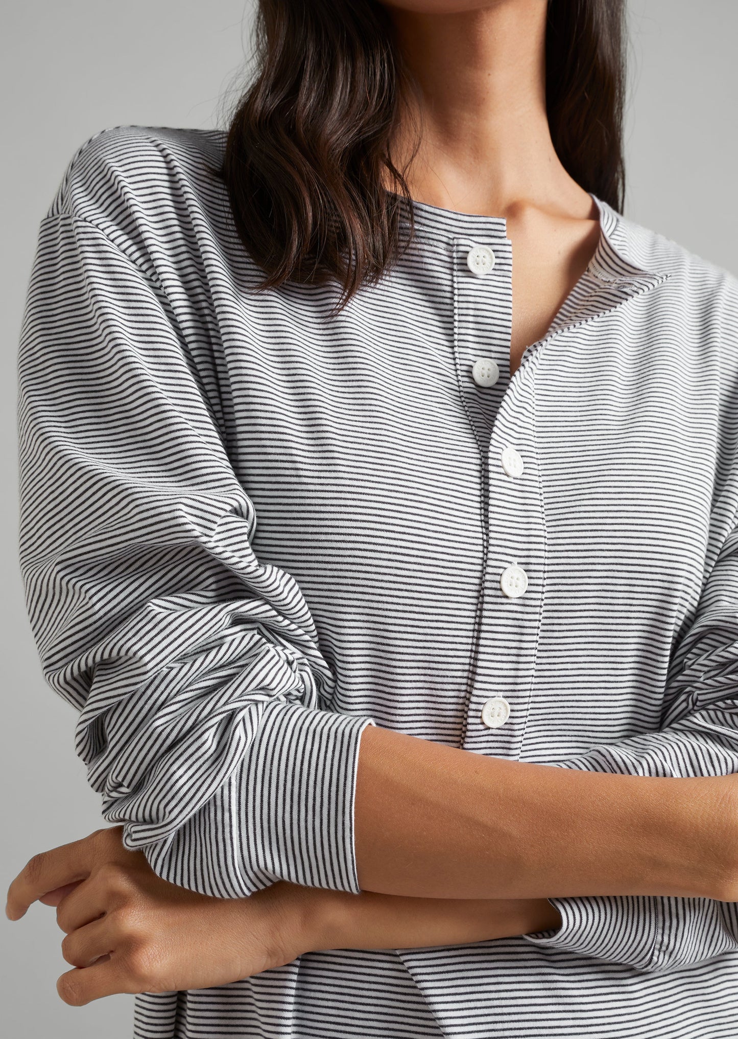 Dream - Organic Cotton Jersey Henley Dress