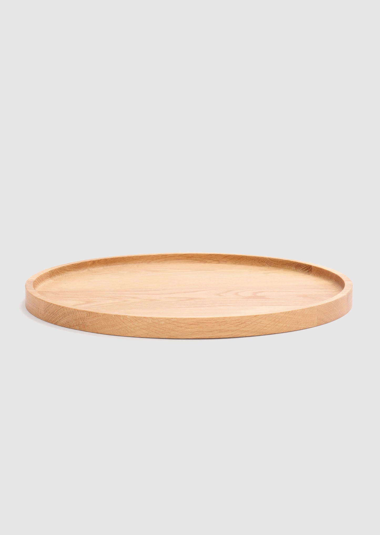 Oak Round Tray
