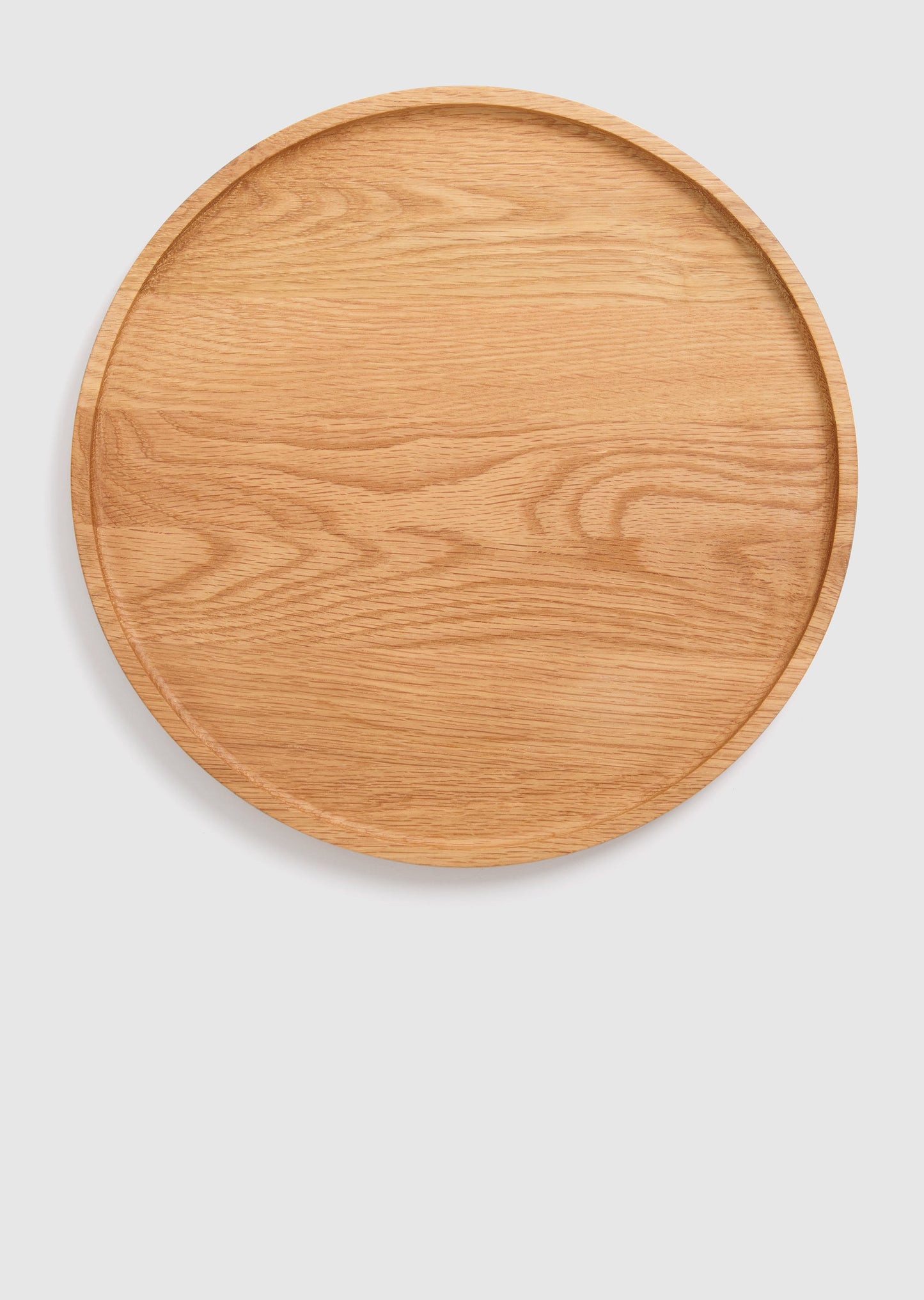 Oak Round Tray