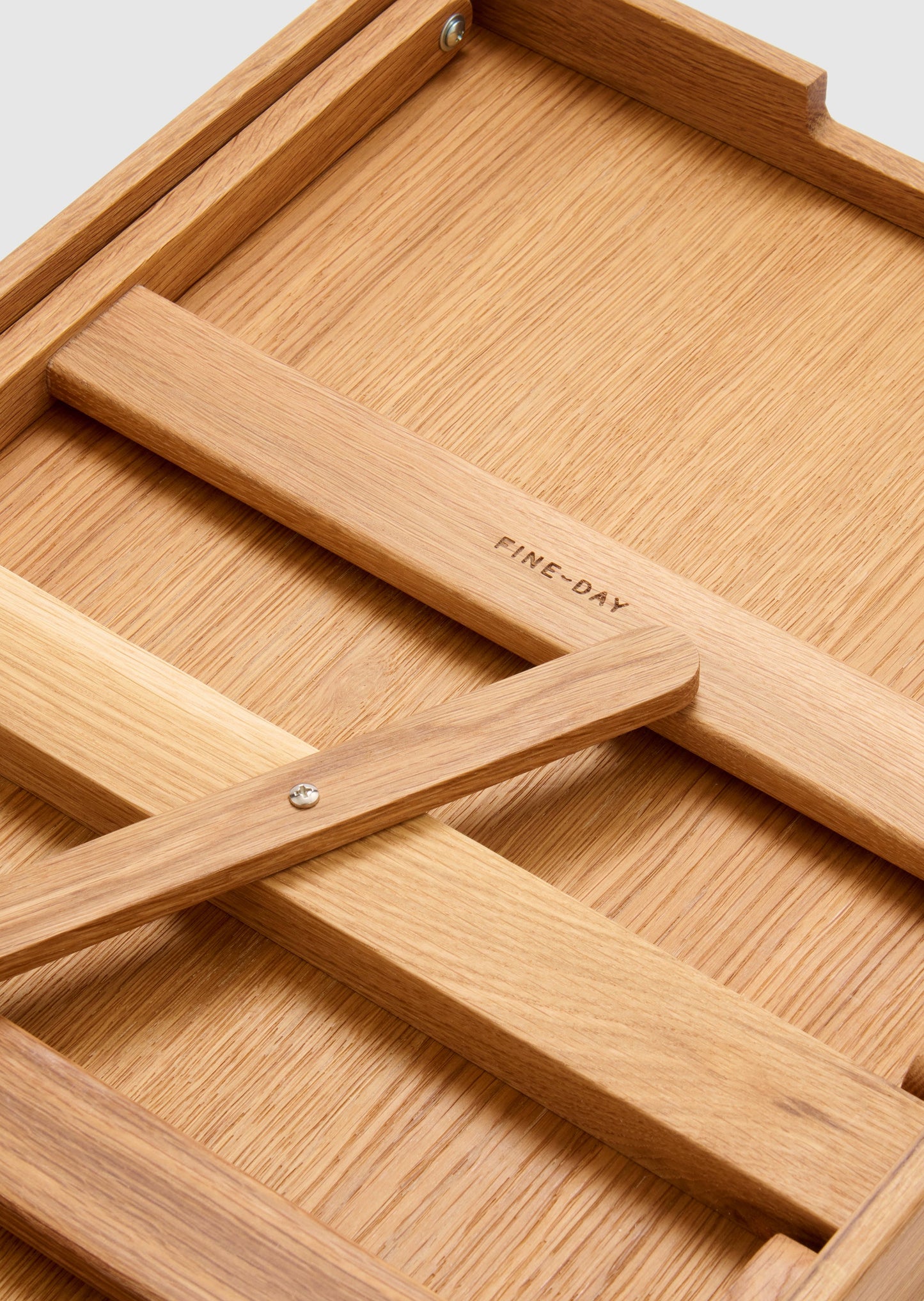 Oak Folding Tray