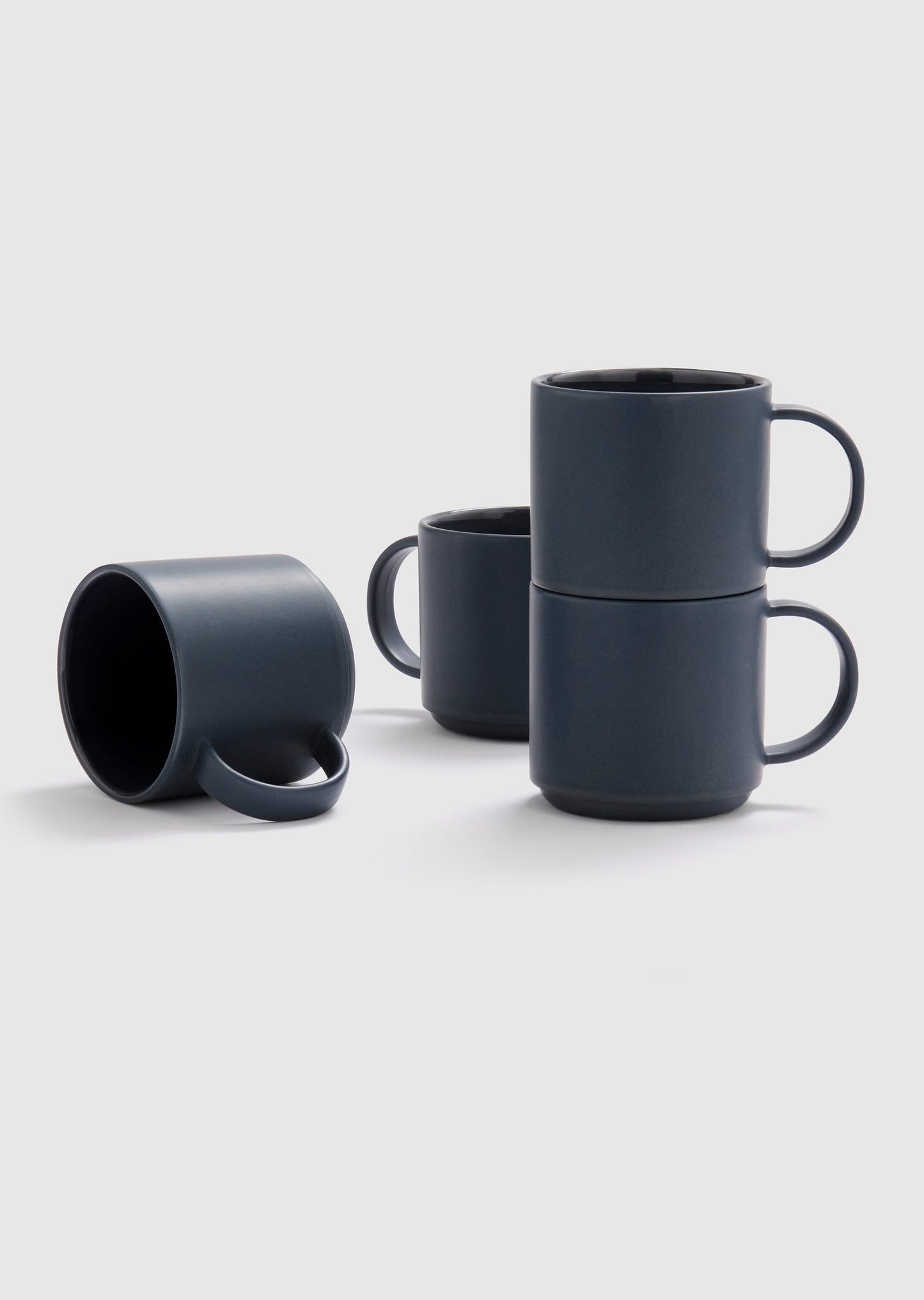 Daily - 4 x Porcelain Mugs