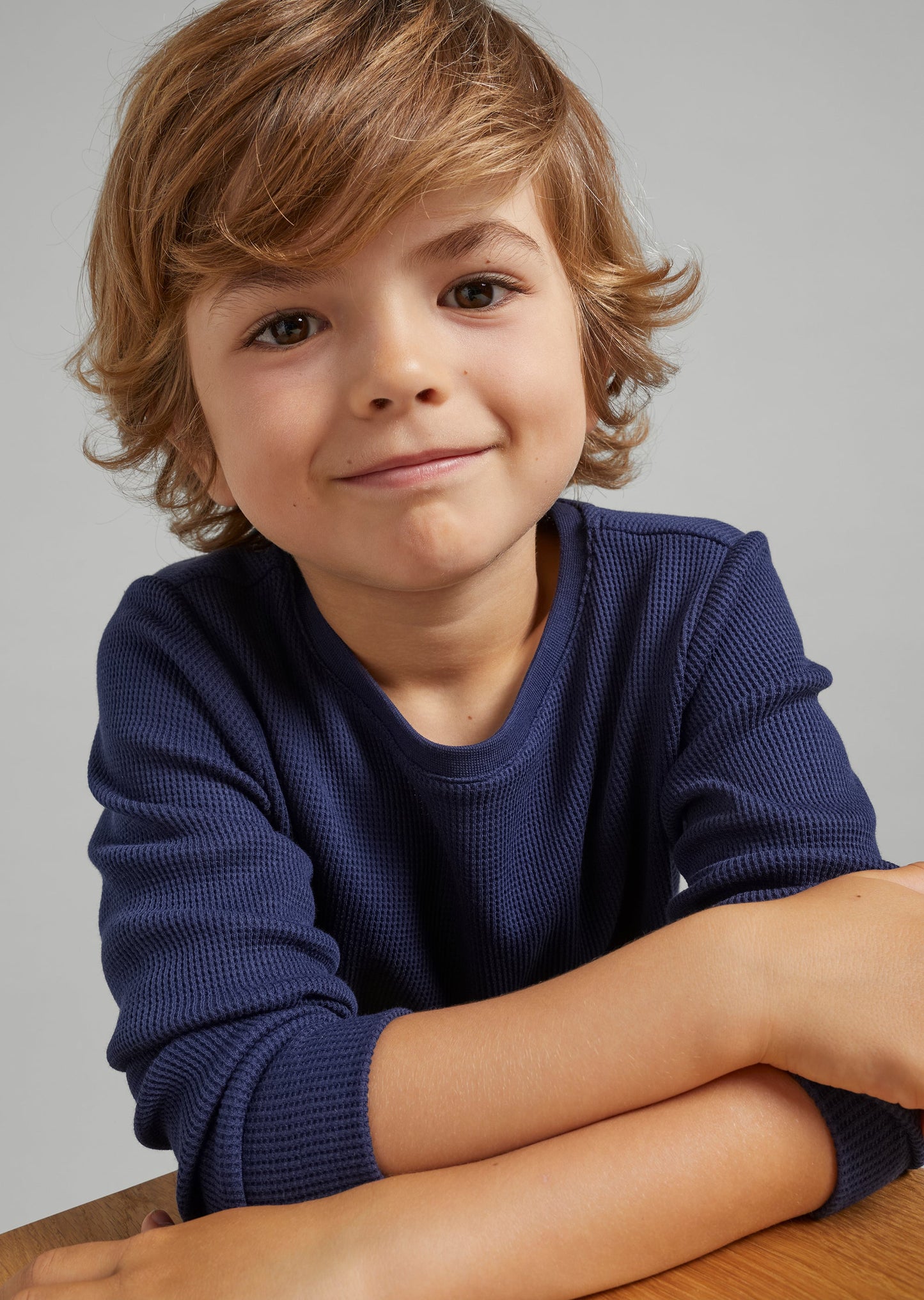 Kids Waffle- LS T-Shirt