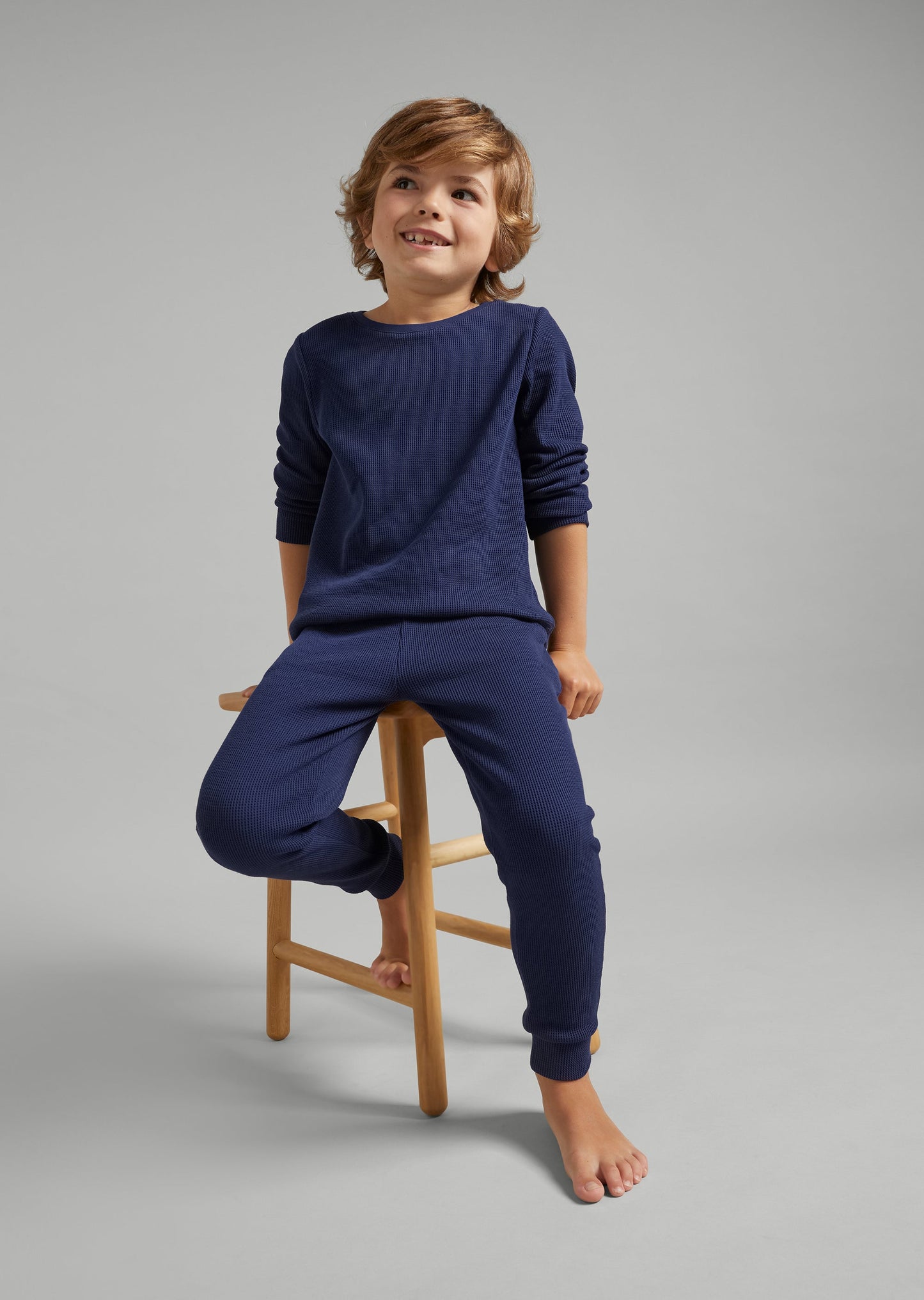 Kids Waffle- LS T-Shirt