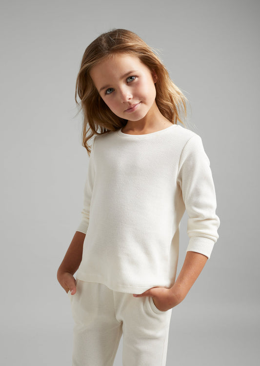 Kids Waffle- LS T-Shirt