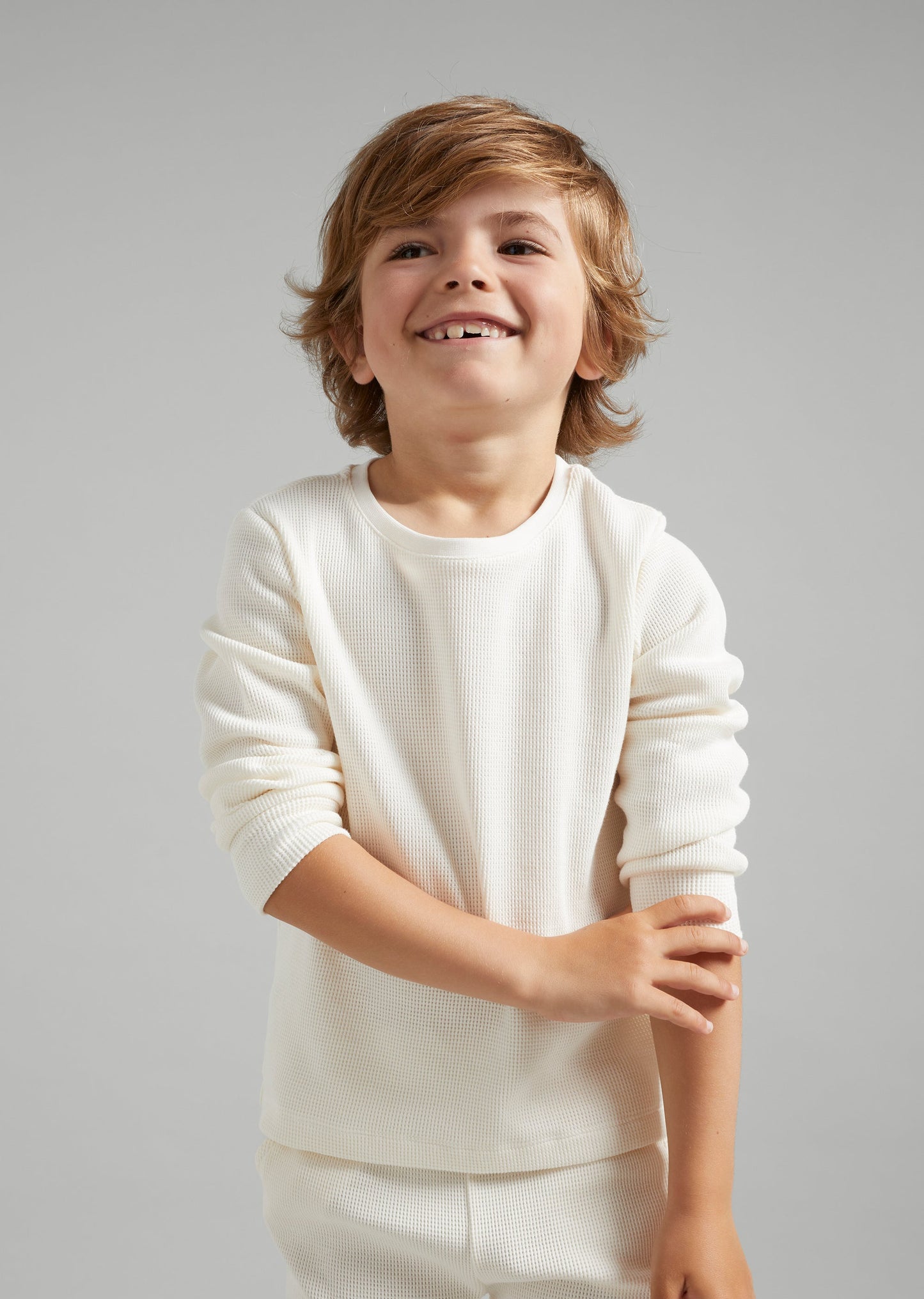 Kids Waffle- LS T-Shirt