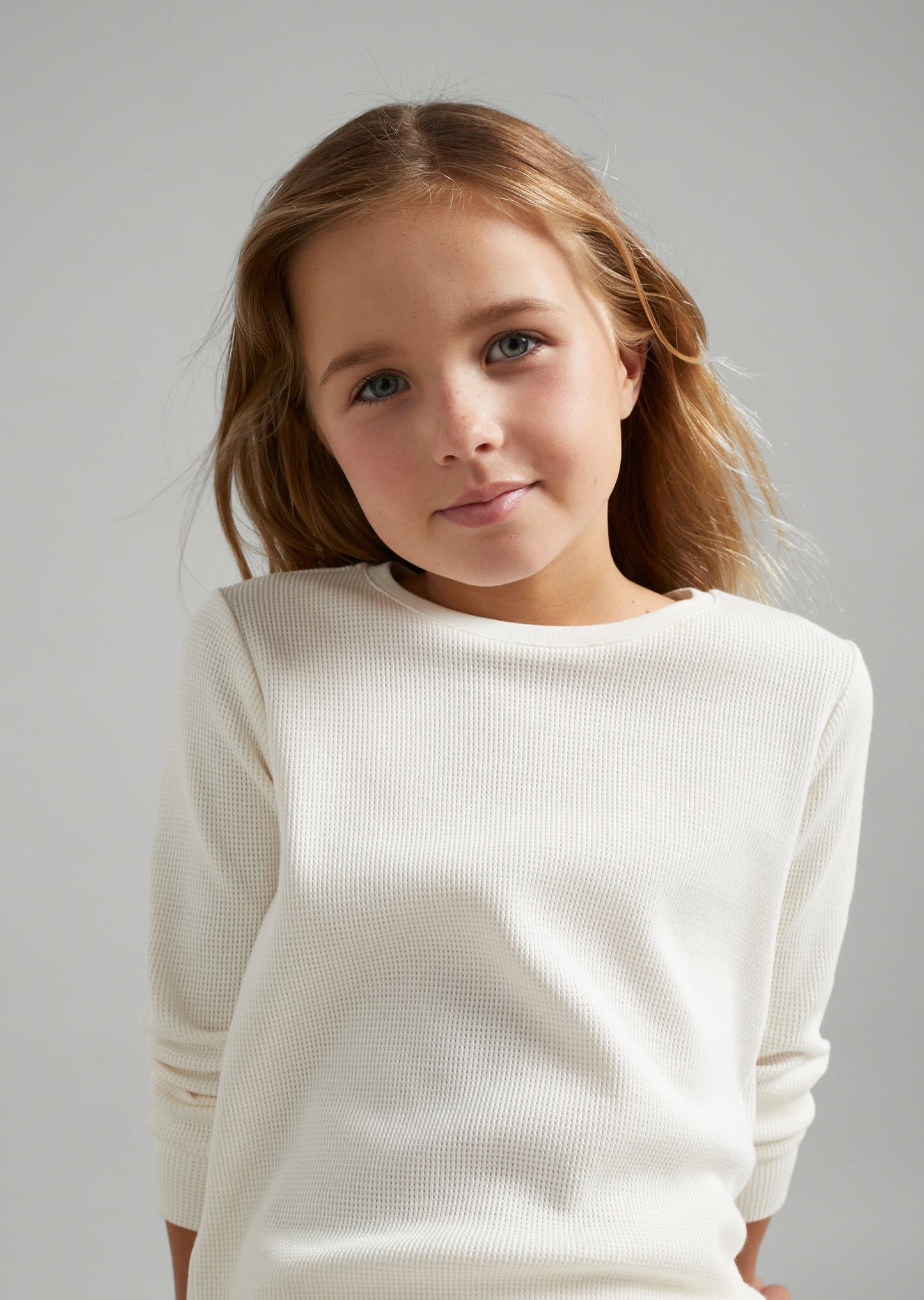 Kids Waffle- LS T-Shirt