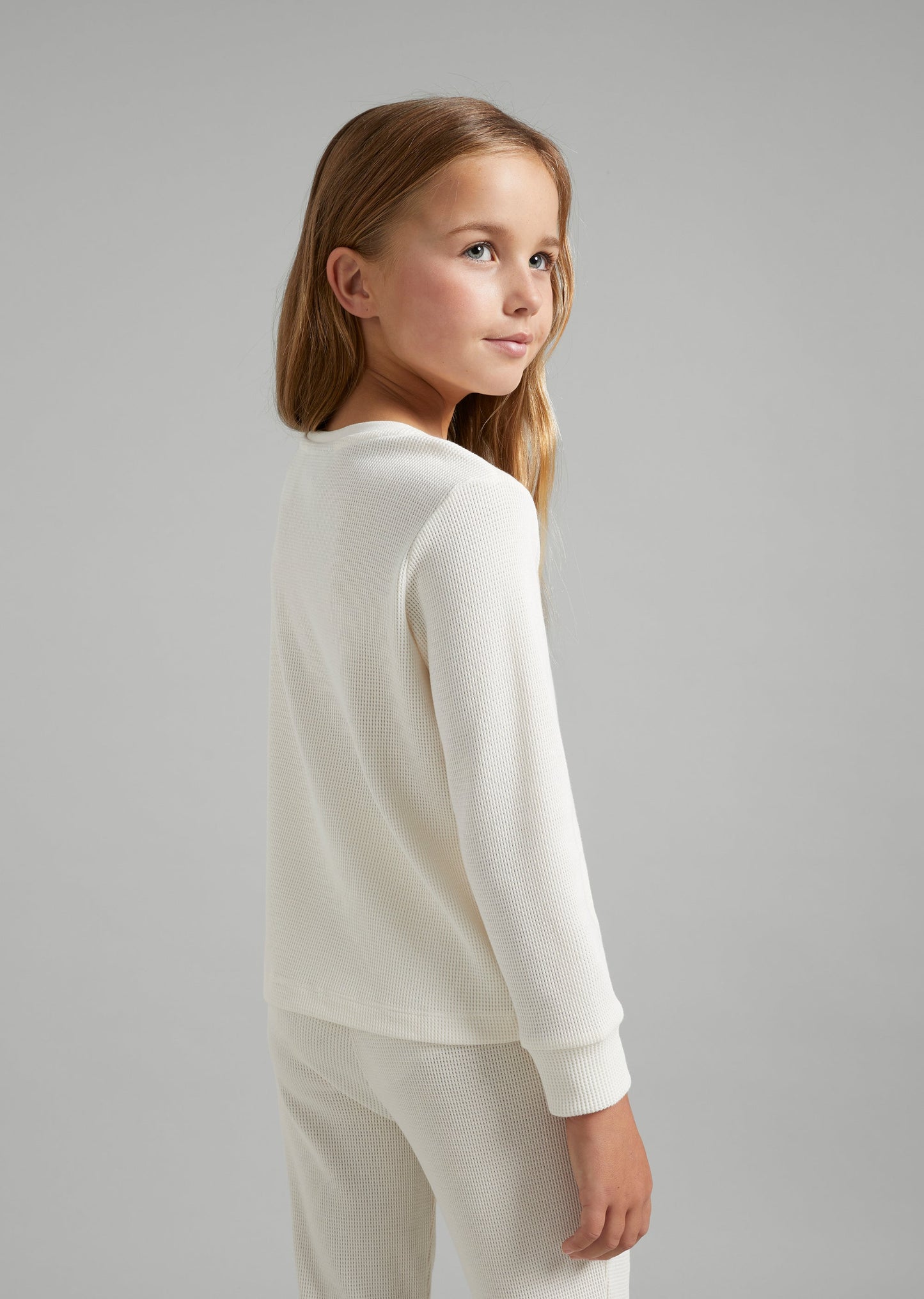 Kids Waffle- LS T-Shirt