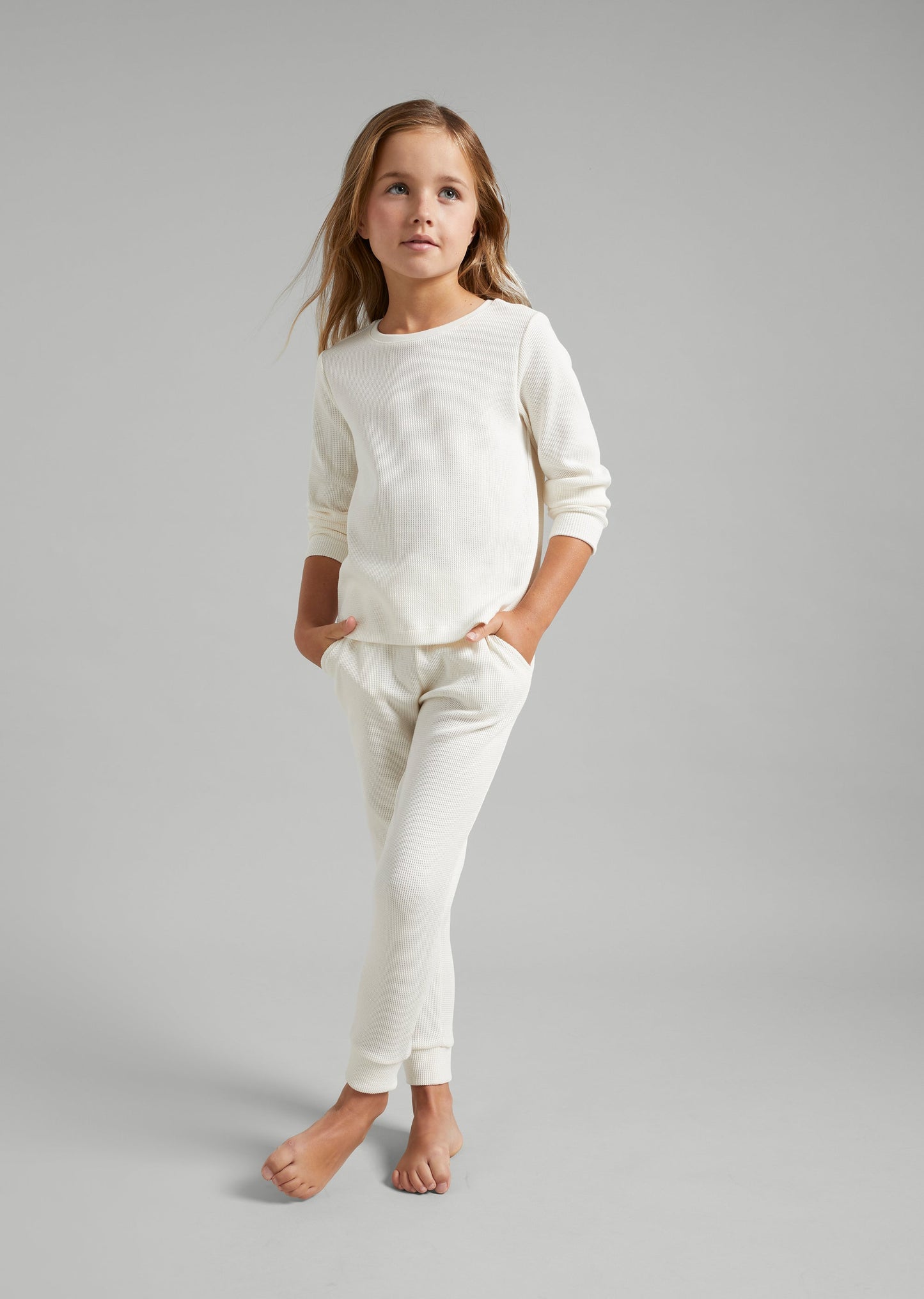 Kids Waffle- LS T-Shirt