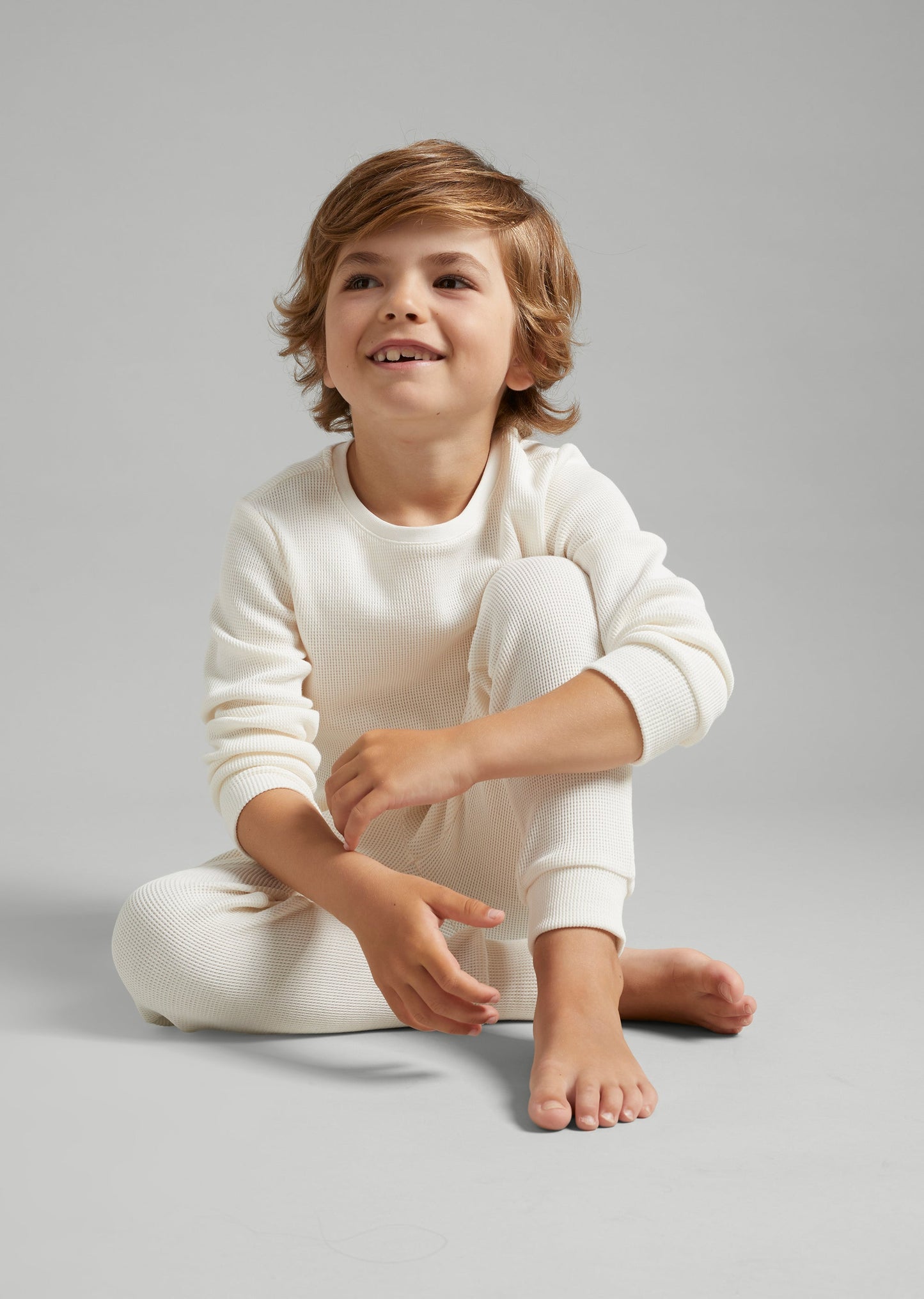 Kids Waffle- LS T-Shirt