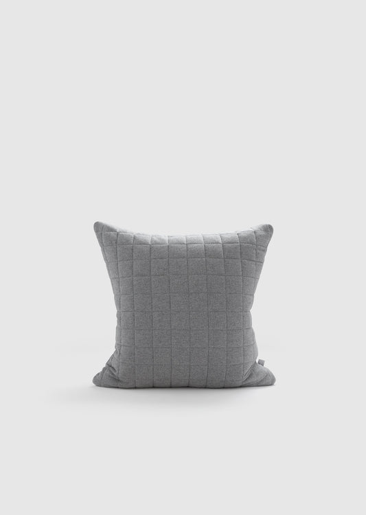 Cosy - Grey Marle Organic Cotton Square Cushion Cover