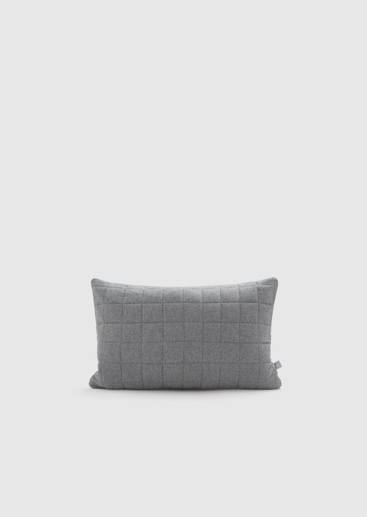 Cosy - Grey Marle Organic Cotton Rectangle Cushion Cover