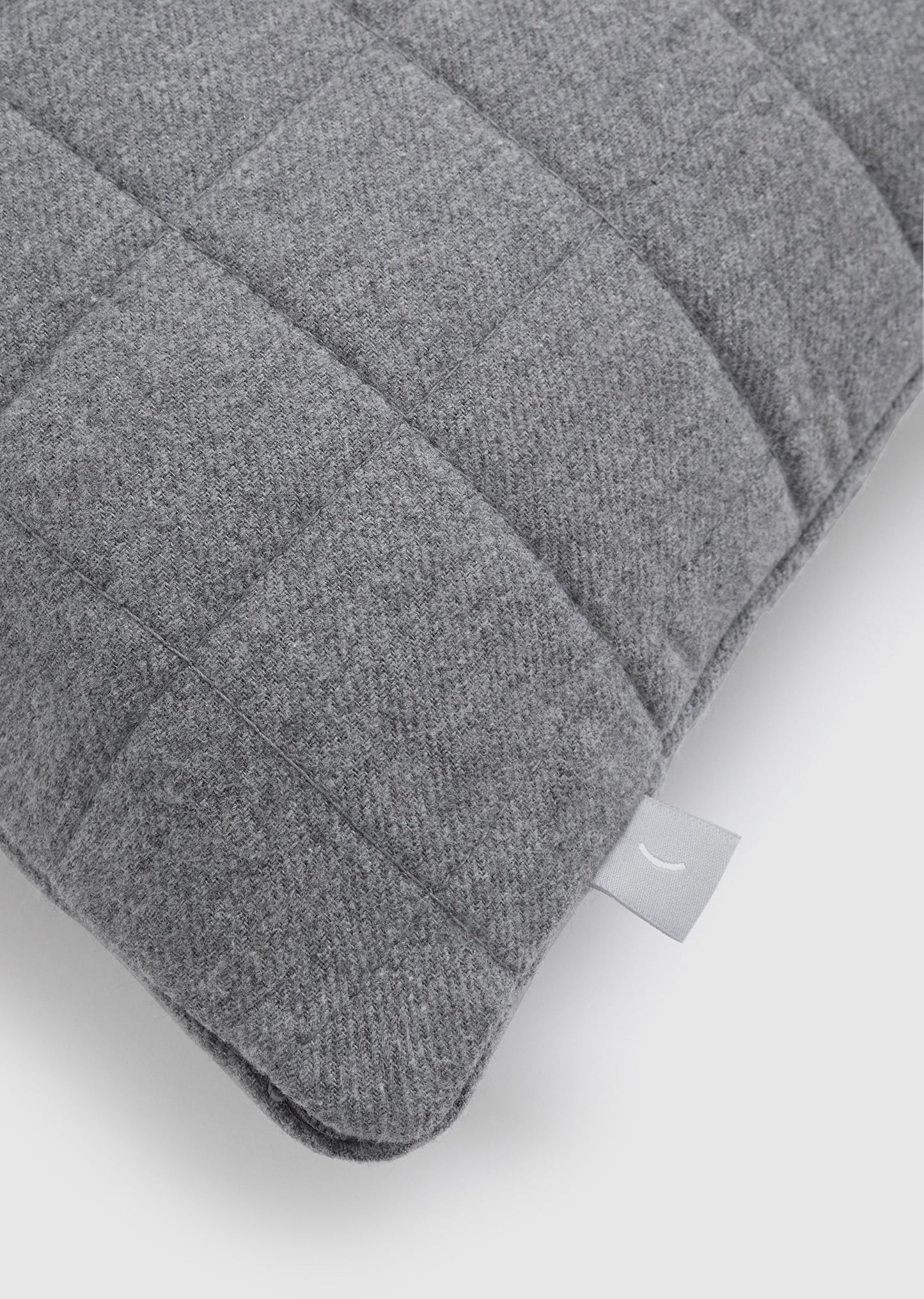 Cosy - Grey Marle Organic Cotton Rectangle Cushion Cover