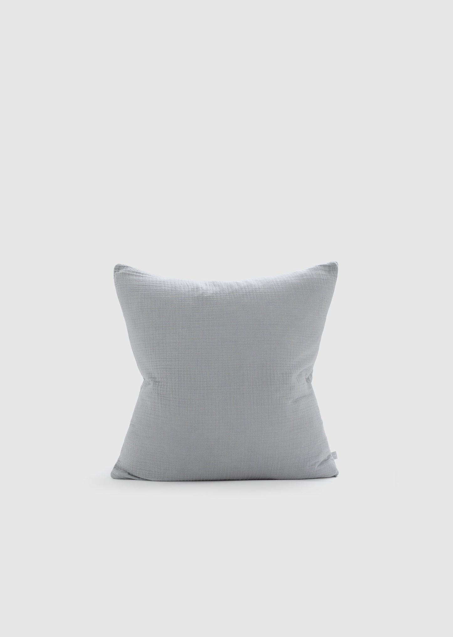 Air - Lake Organic Crinkle Cotton Square Cushion Cover