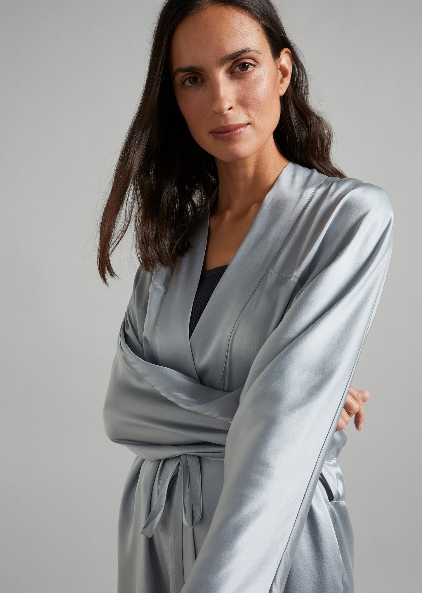 Pure - Silk Short Gown