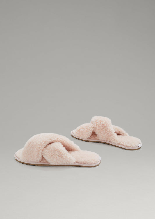 Cloud - Sheepskin cross over slippers