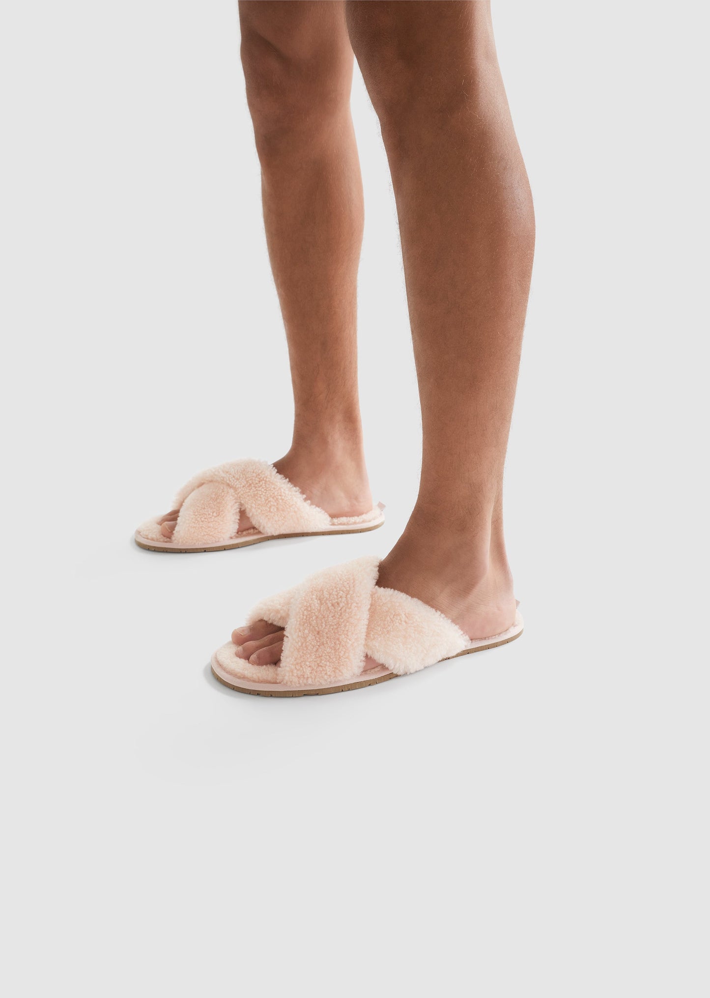 Cloud - Sheepskin cross over slippers