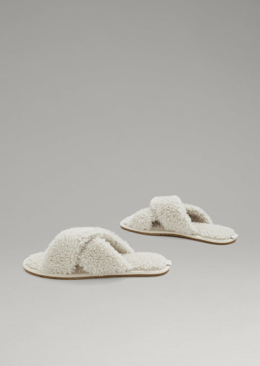 Cloud - Sheepskin cross over slippers