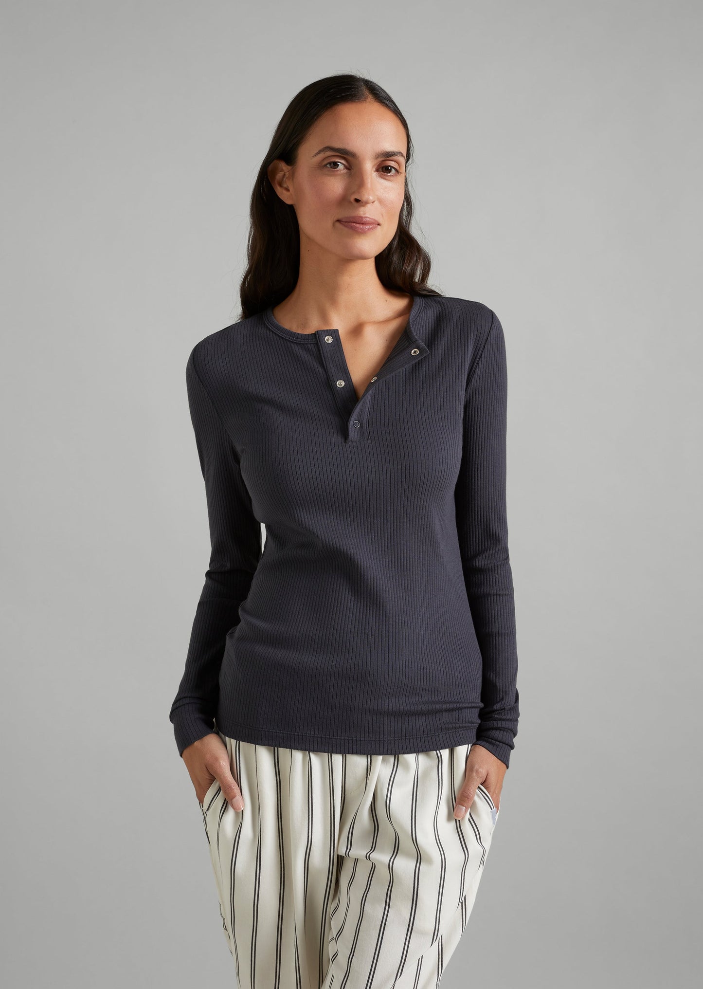 Breathe - Ribbed Henley