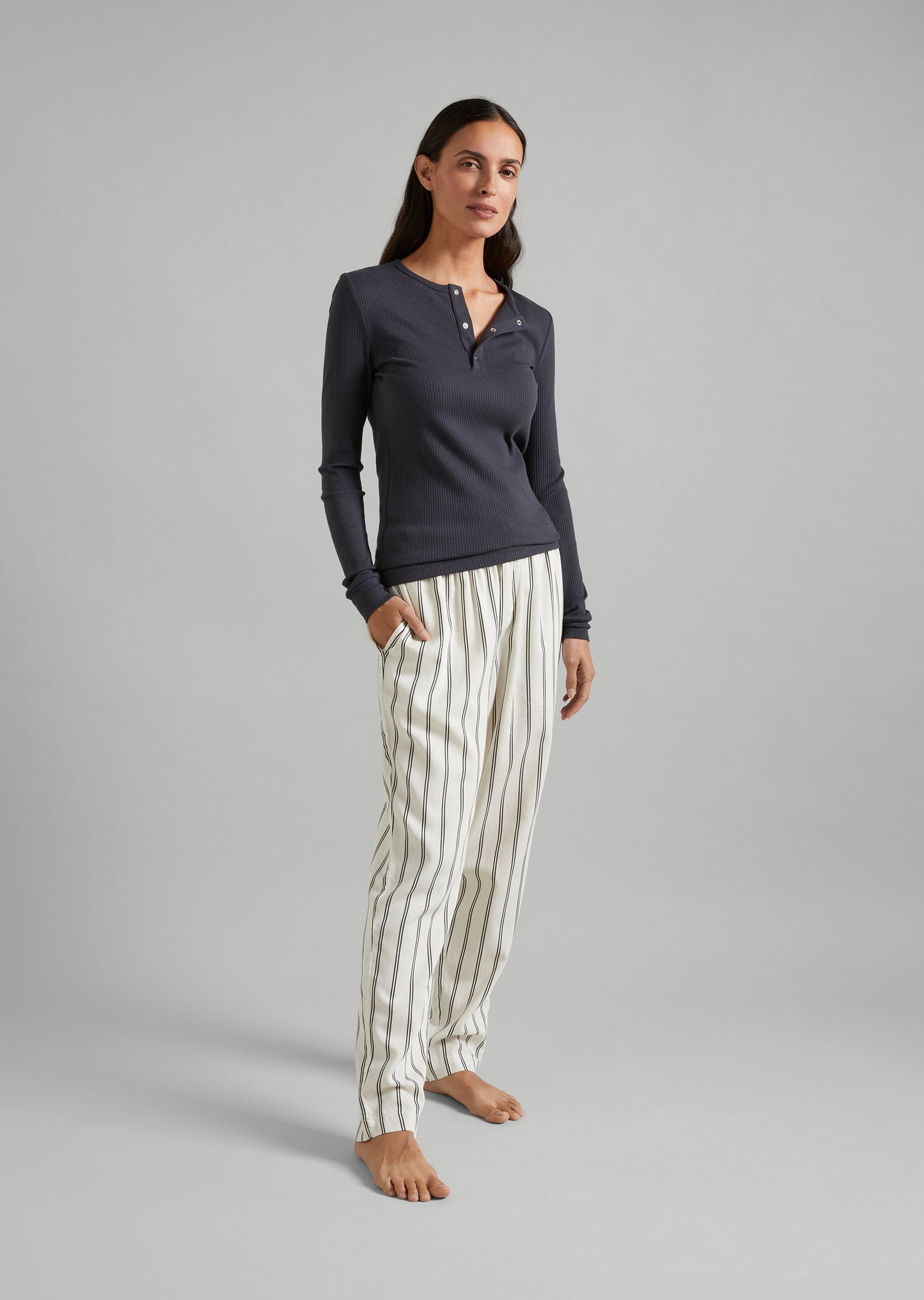 Breathe - Ribbed Henley