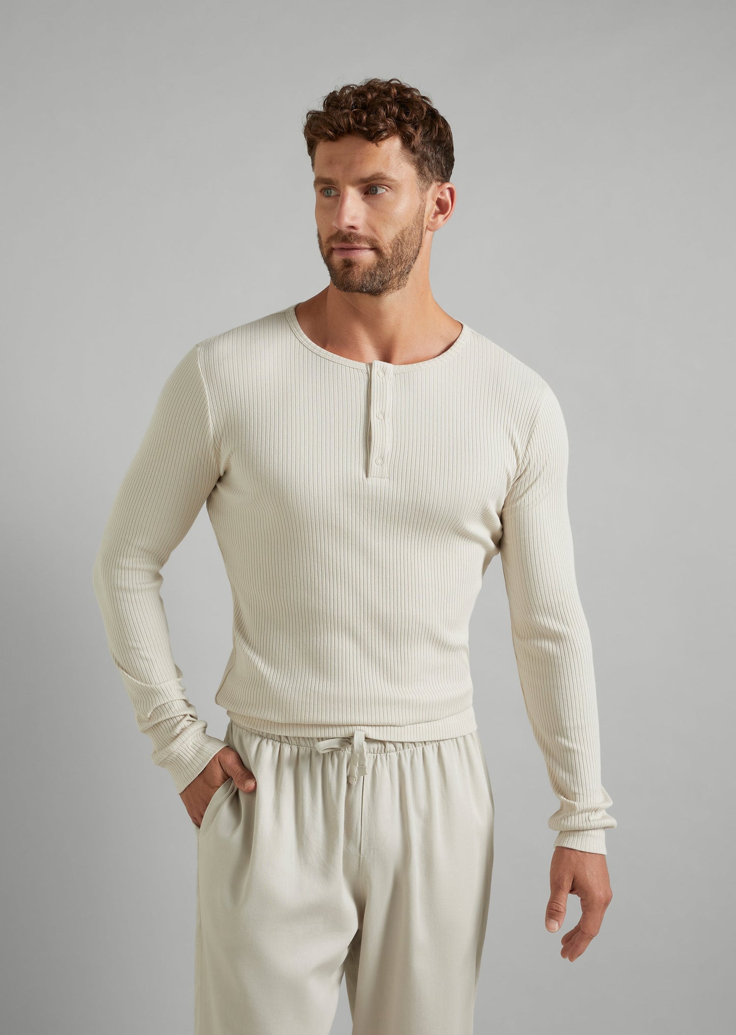 Breathe - Ribbed Henley