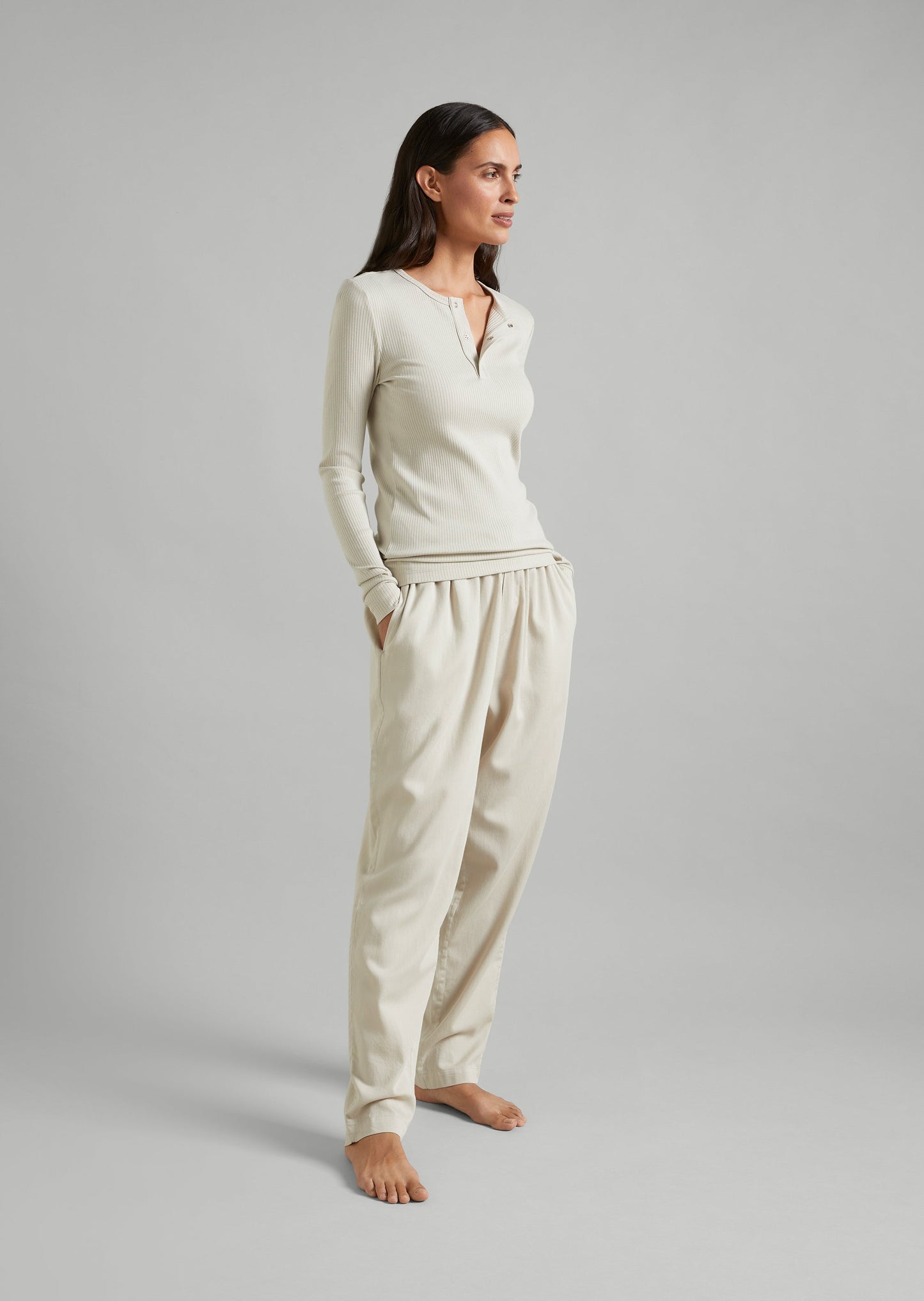 Breathe - Ribbed Henley