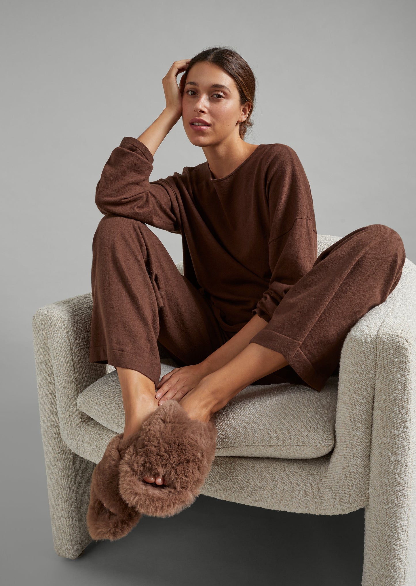 Tranquil- Faux Fur Slippers