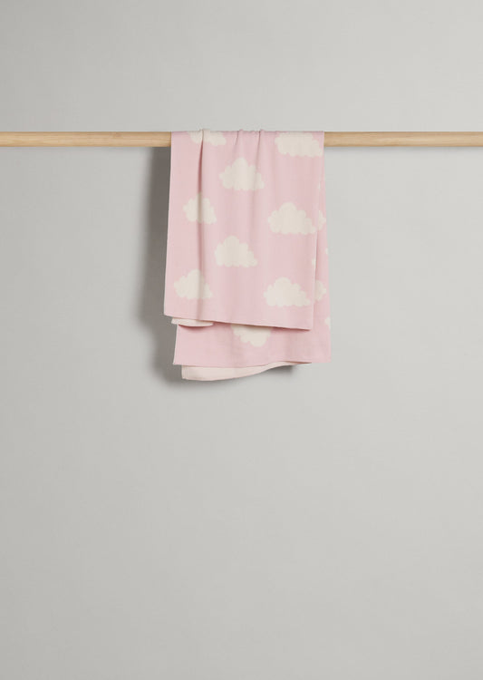 Cloud Knitted Blanket