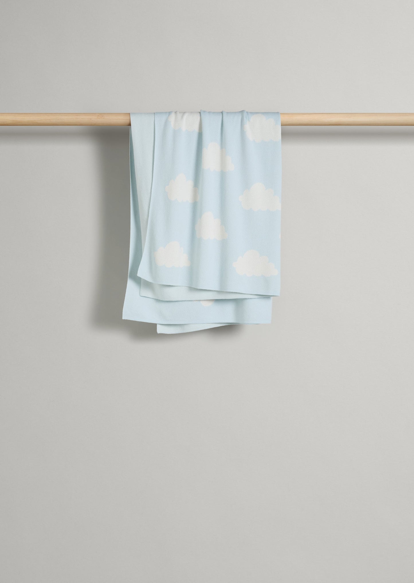 Cloud Knitted Blanket