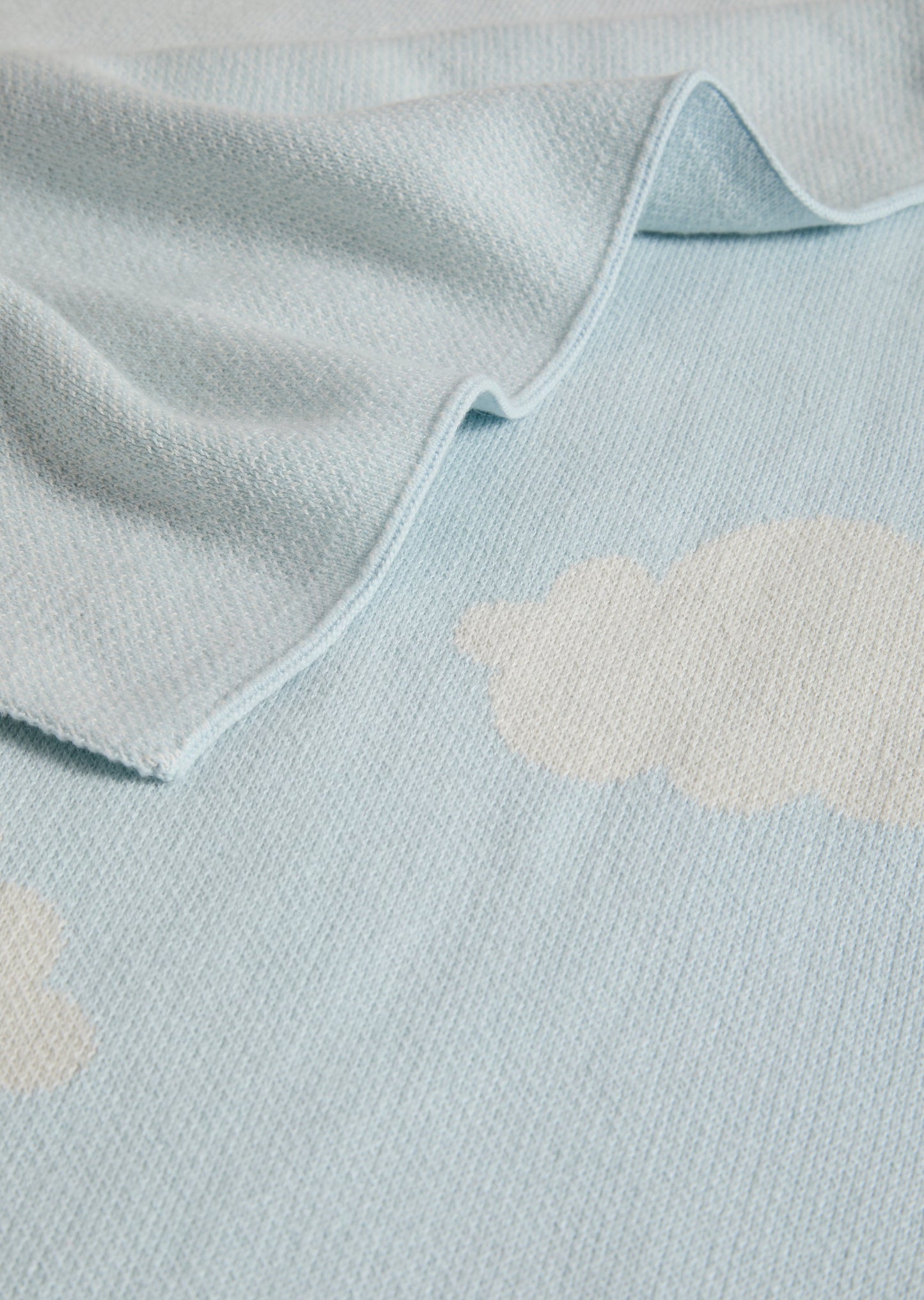 Cloud Knitted Blanket