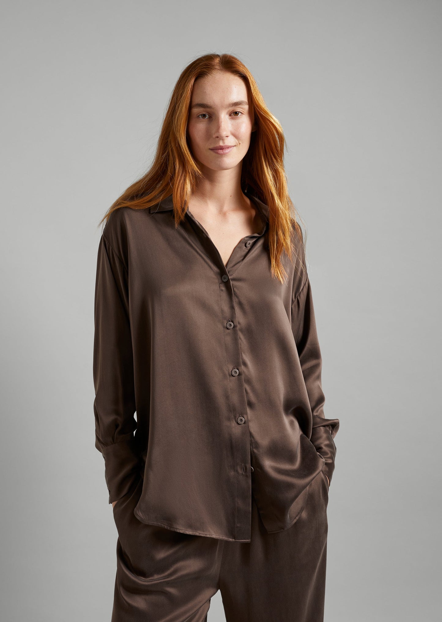 Pure- Oversized Silk Shirt
