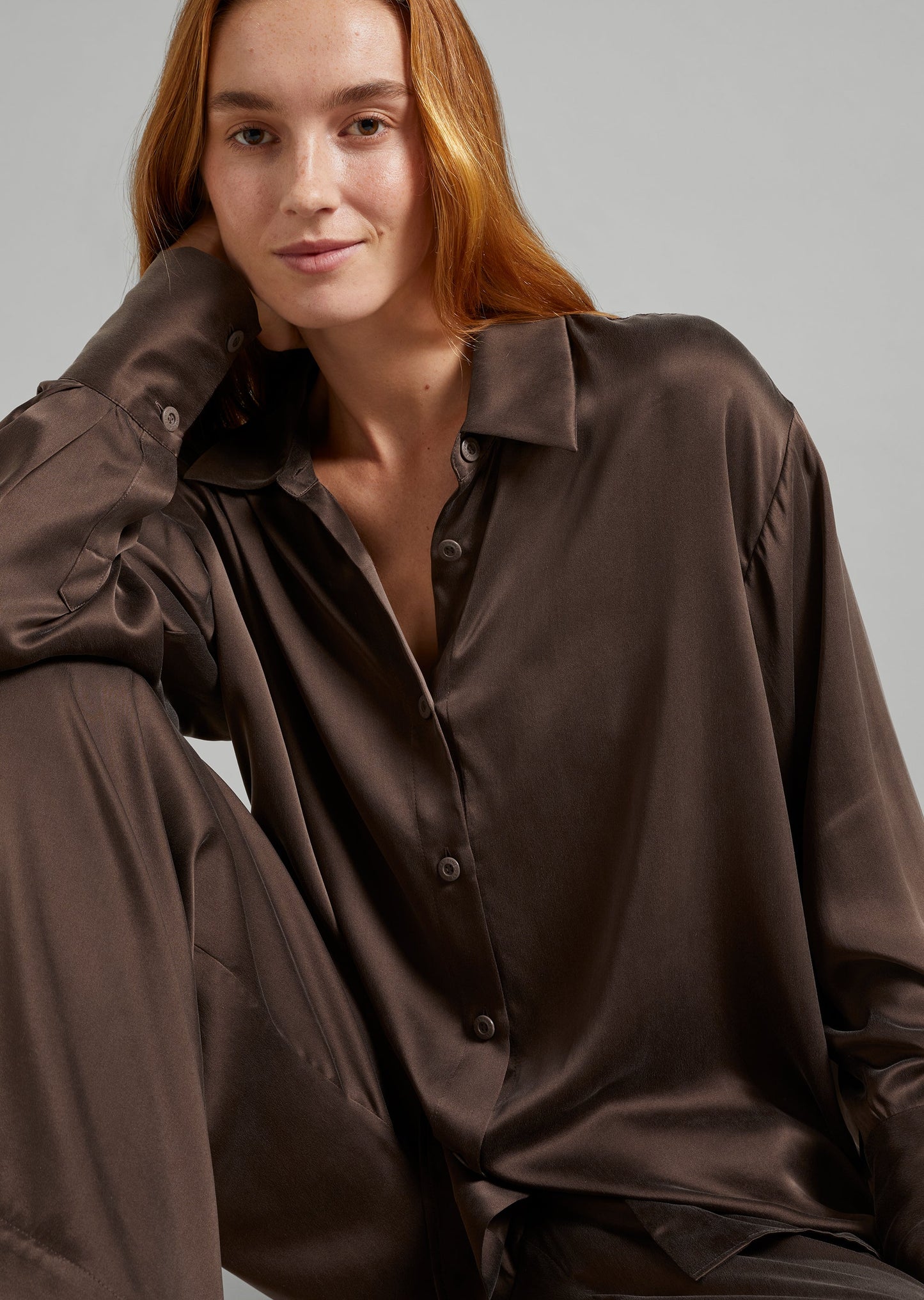 Pure- Oversized Silk Shirt