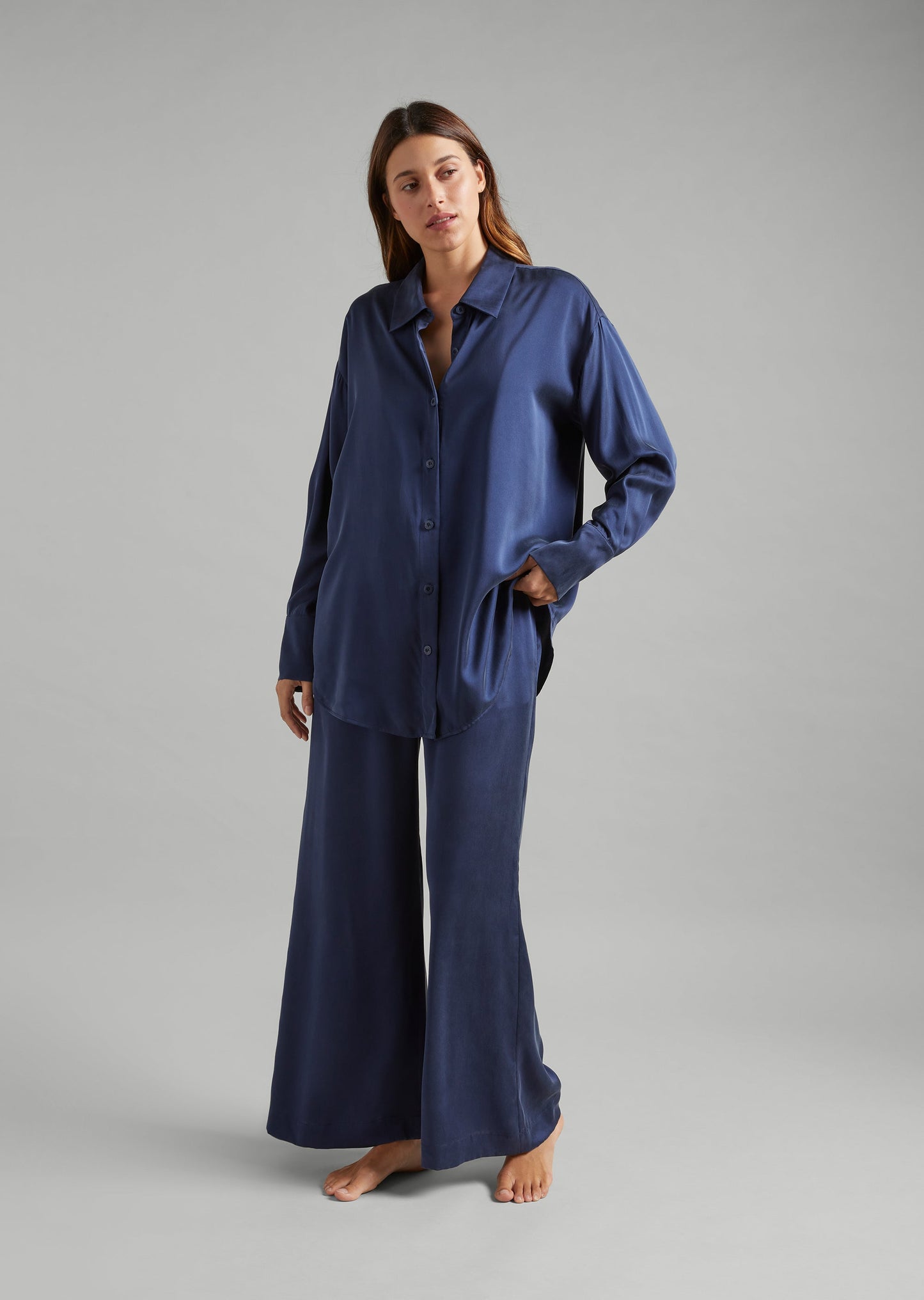 Pure- Oversized Silk Shirt