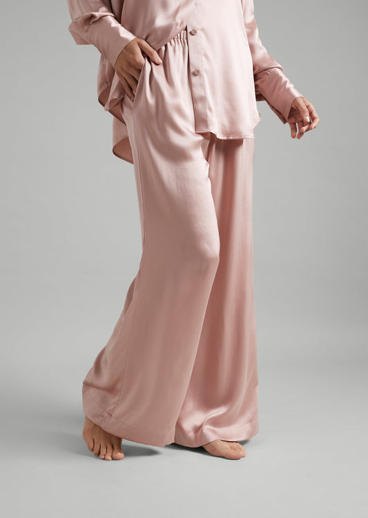 Pure- Silk Wide Leg Pant