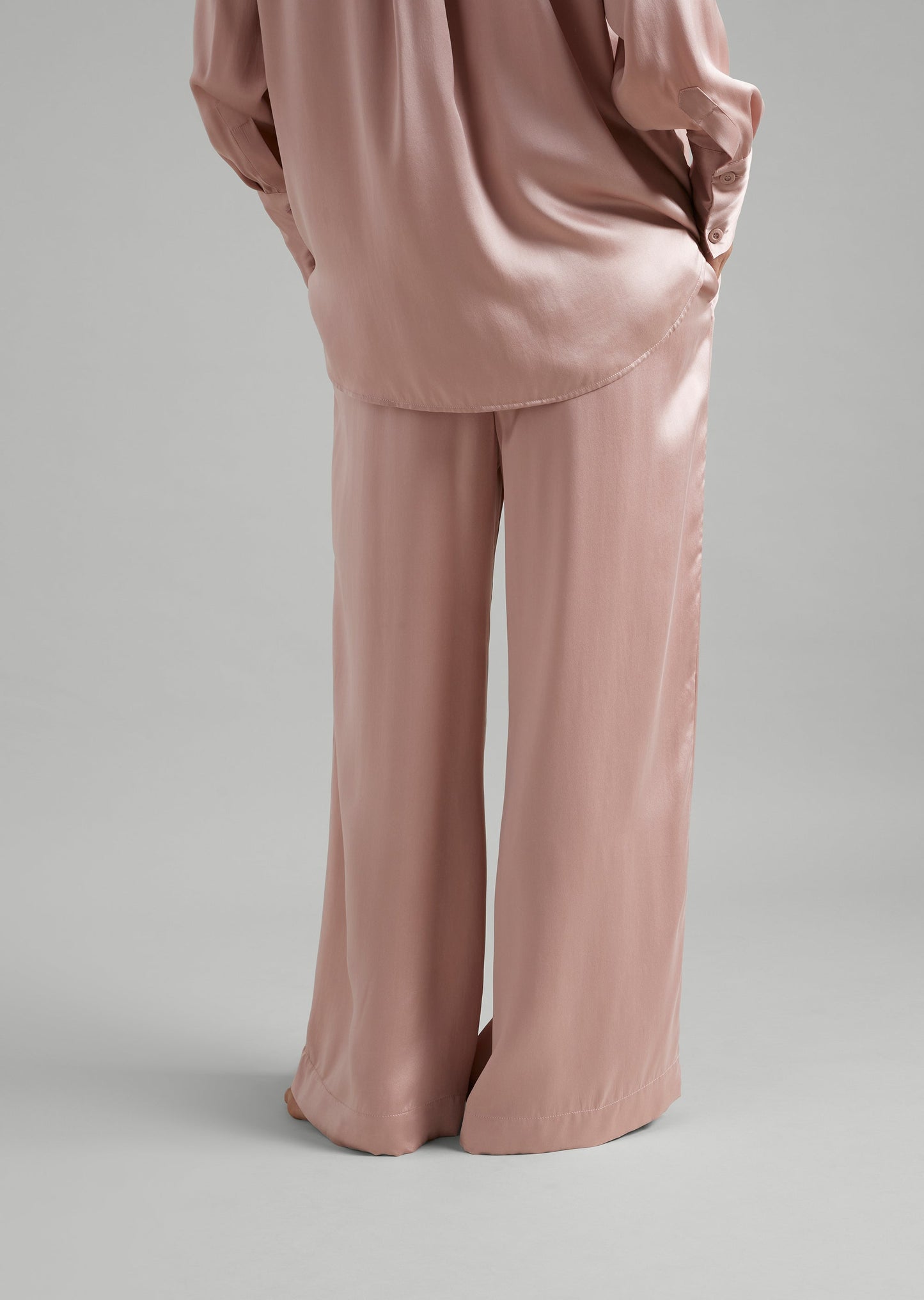 Pure- Silk Wide Leg Pant