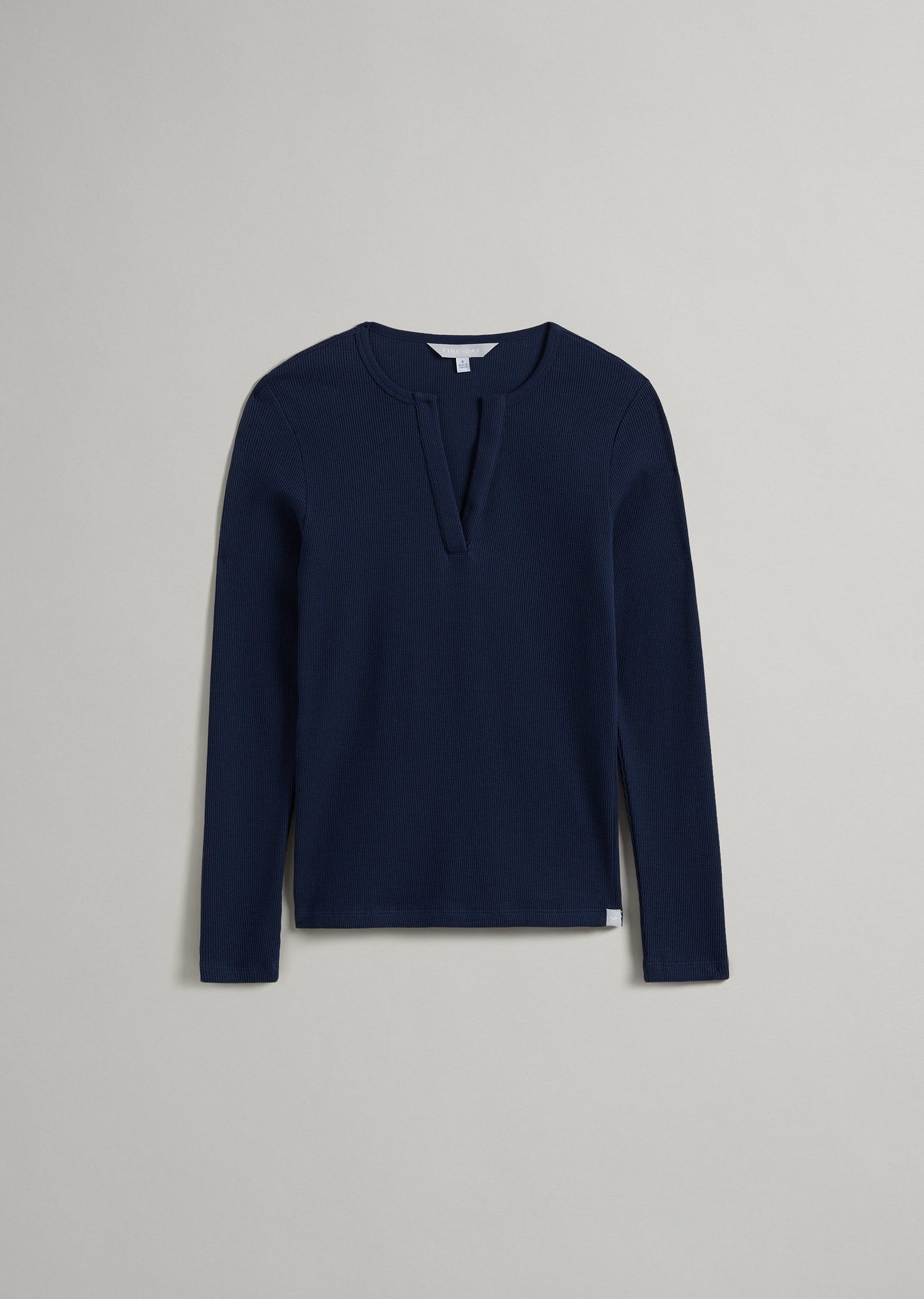 Waffle- Henley Top