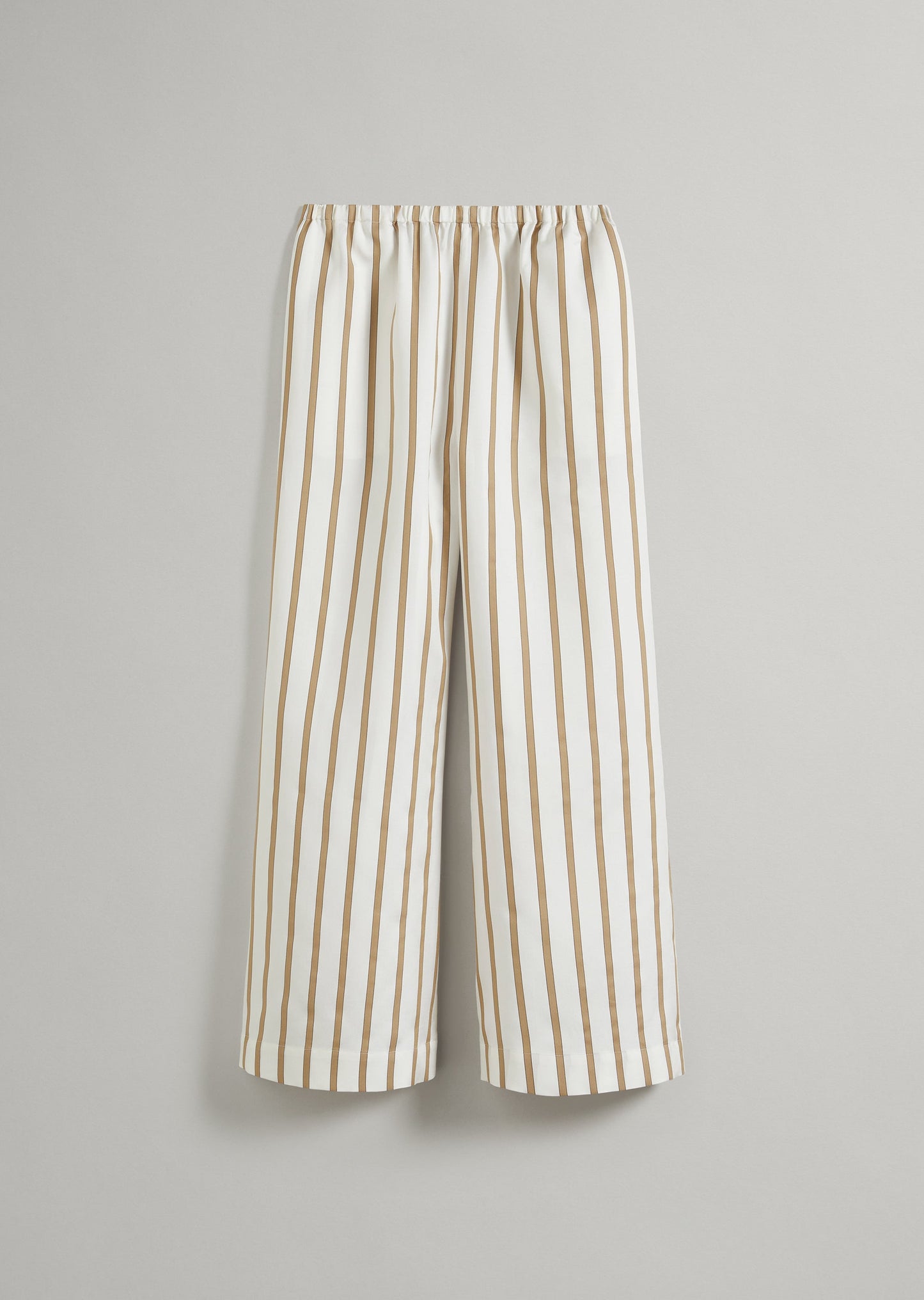 Silk- Twill Wide Leg Pant