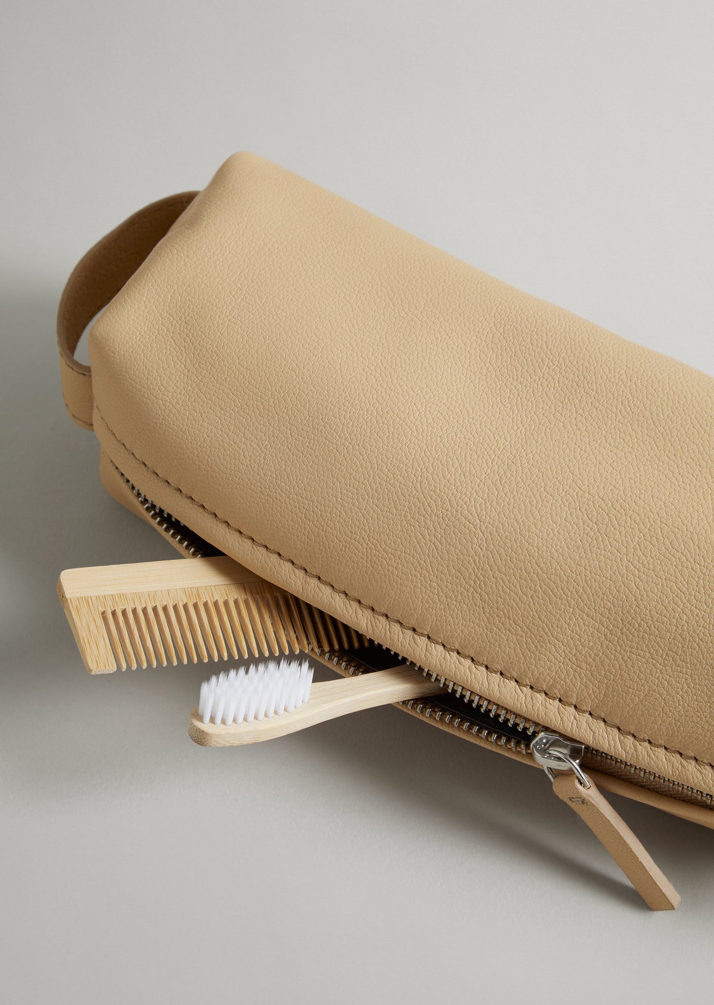 Leather Low Pouch