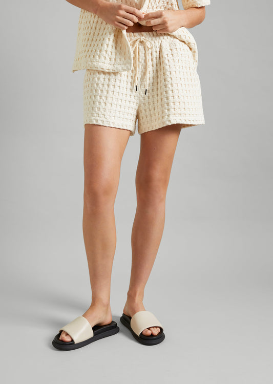 Textured Waffle Short